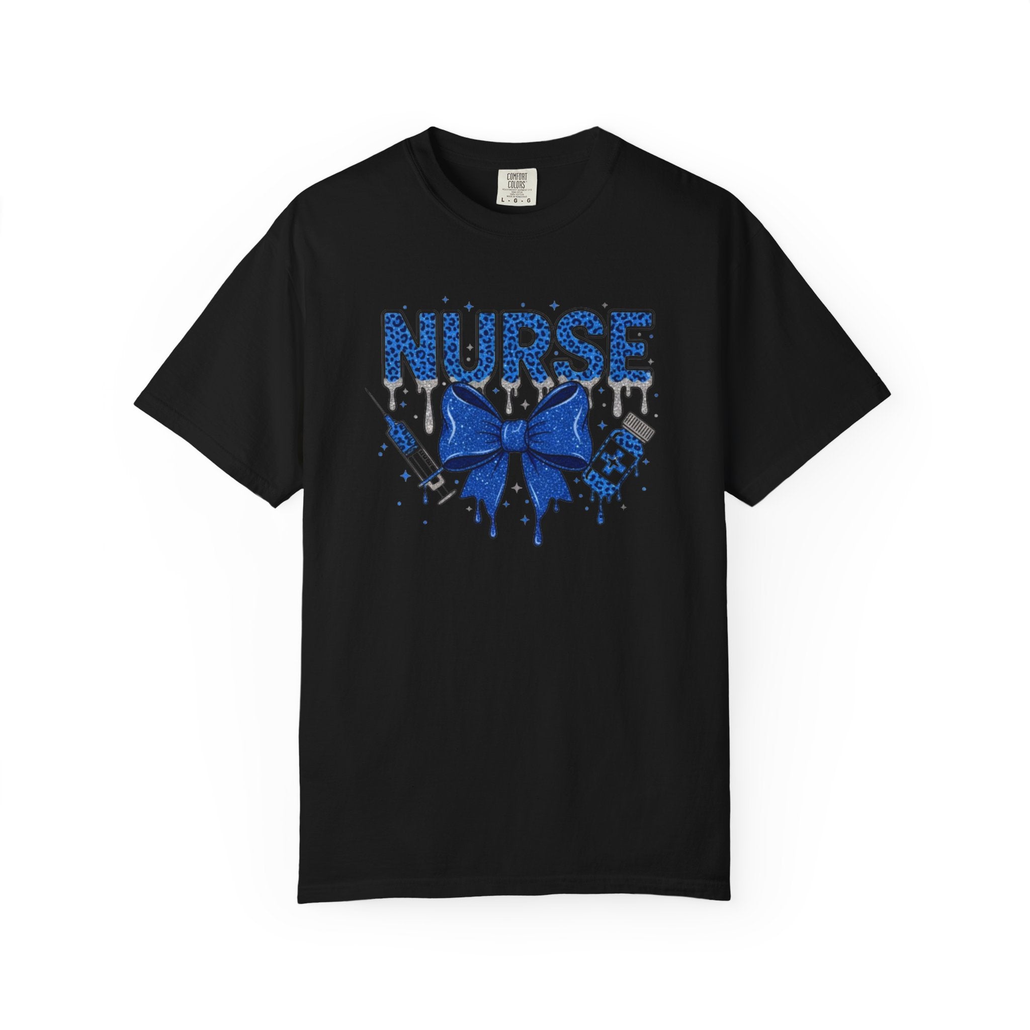 Nurse Blue Ribbon Graphic T Shirt Medical Nurse Appreciation Tee