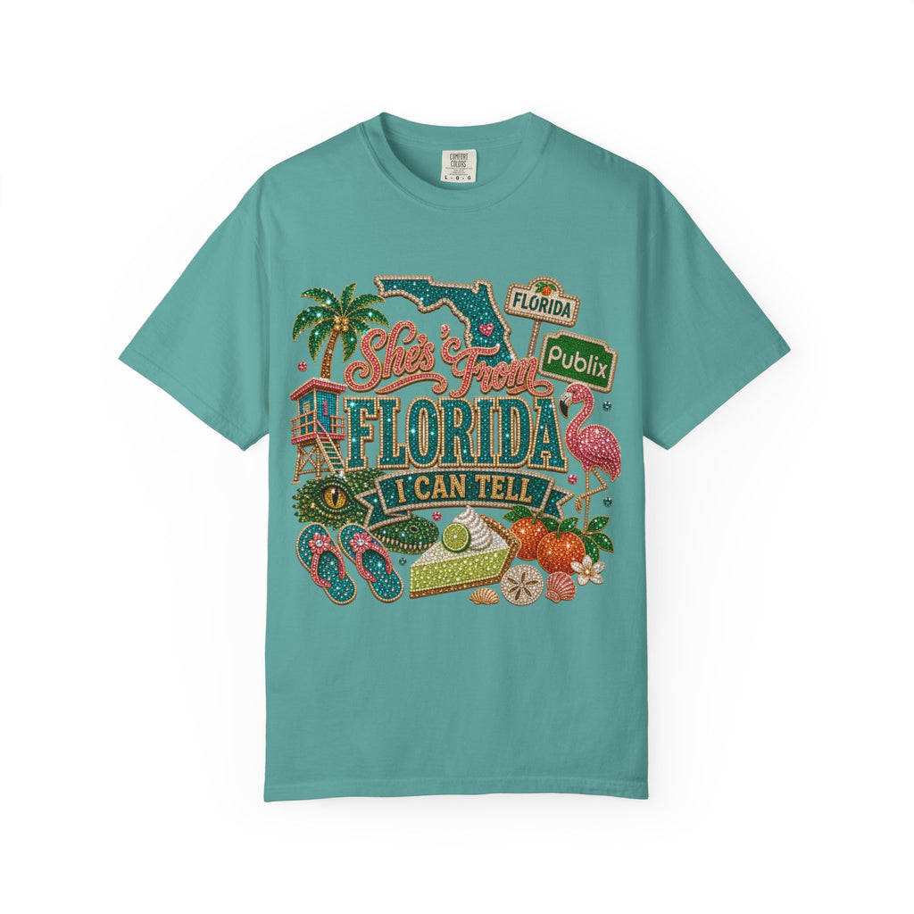 Florida Icons T Shirt  I Can Tell Vintage Sunshine Tee