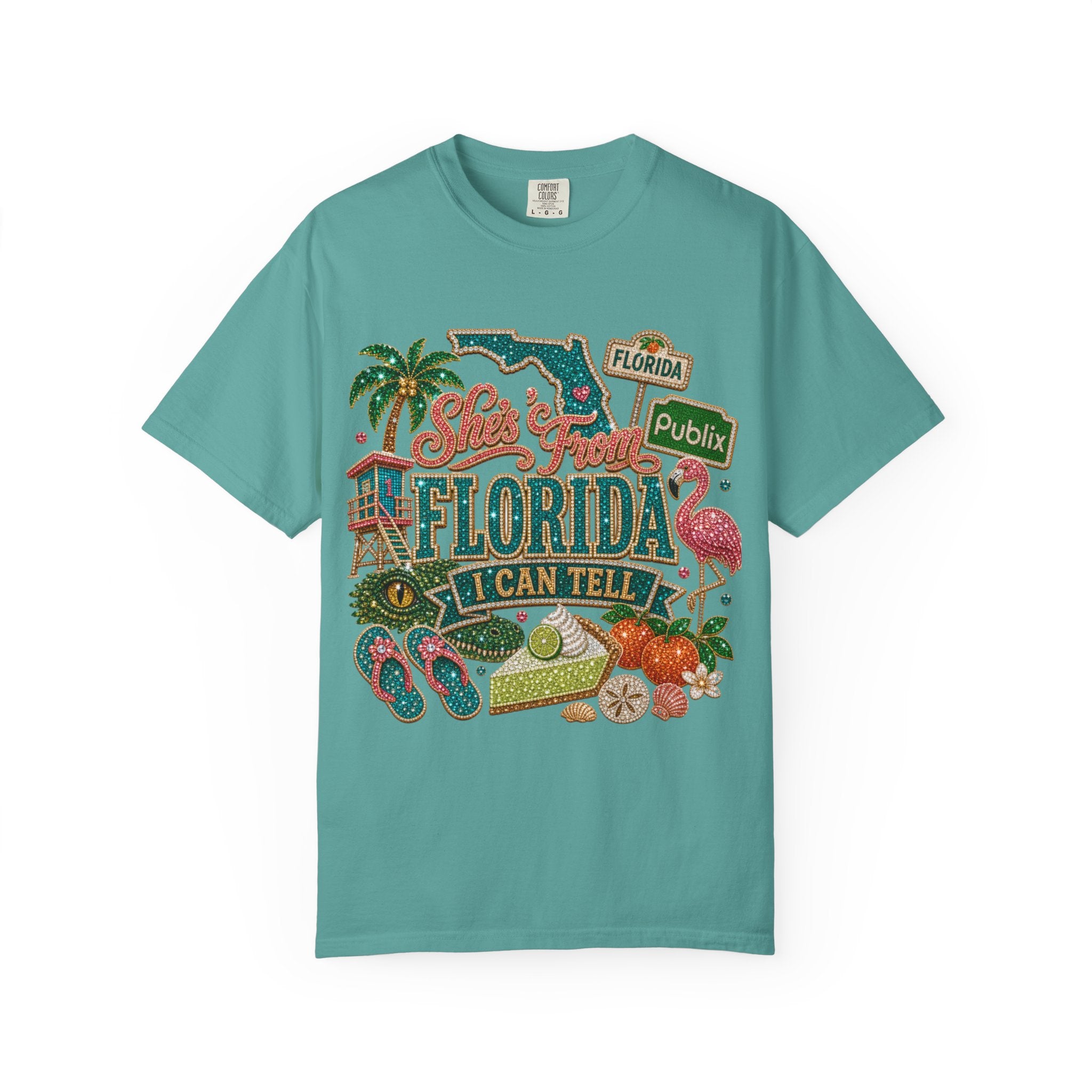 Florida Icons T Shirt  I Can Tell Vintage Sunshine Tee