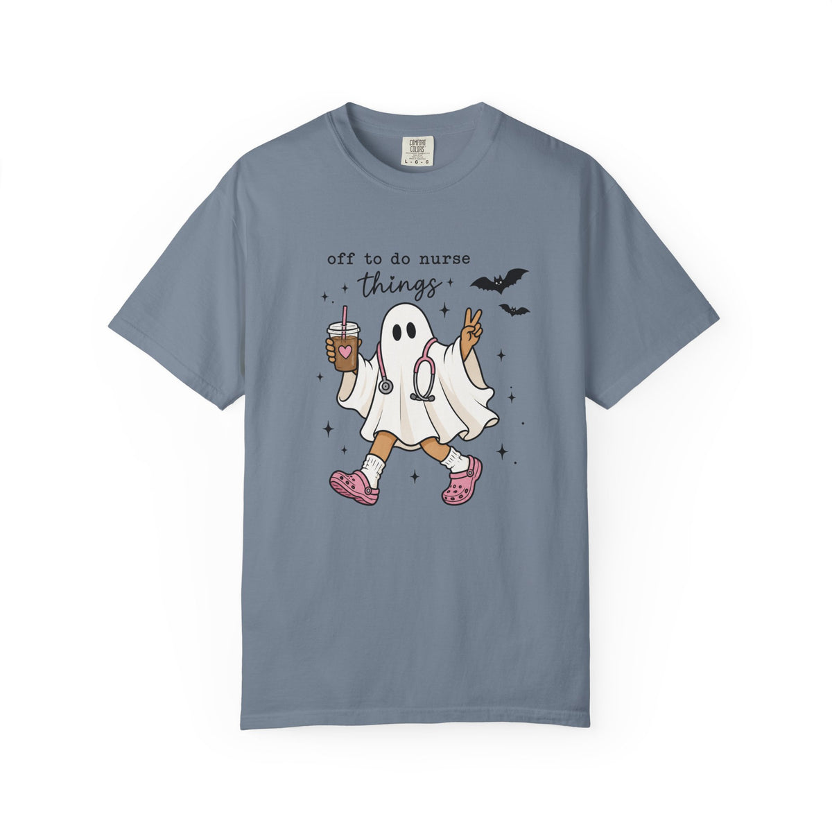 Nurse Ghost Halloween T Shirt Off to Do Nurse Things Cute Medical Costume Tee