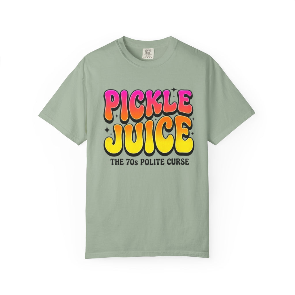 Pickle Juice Retro T-Shirt The 70s Polite Curse Vintage Graphic Tee