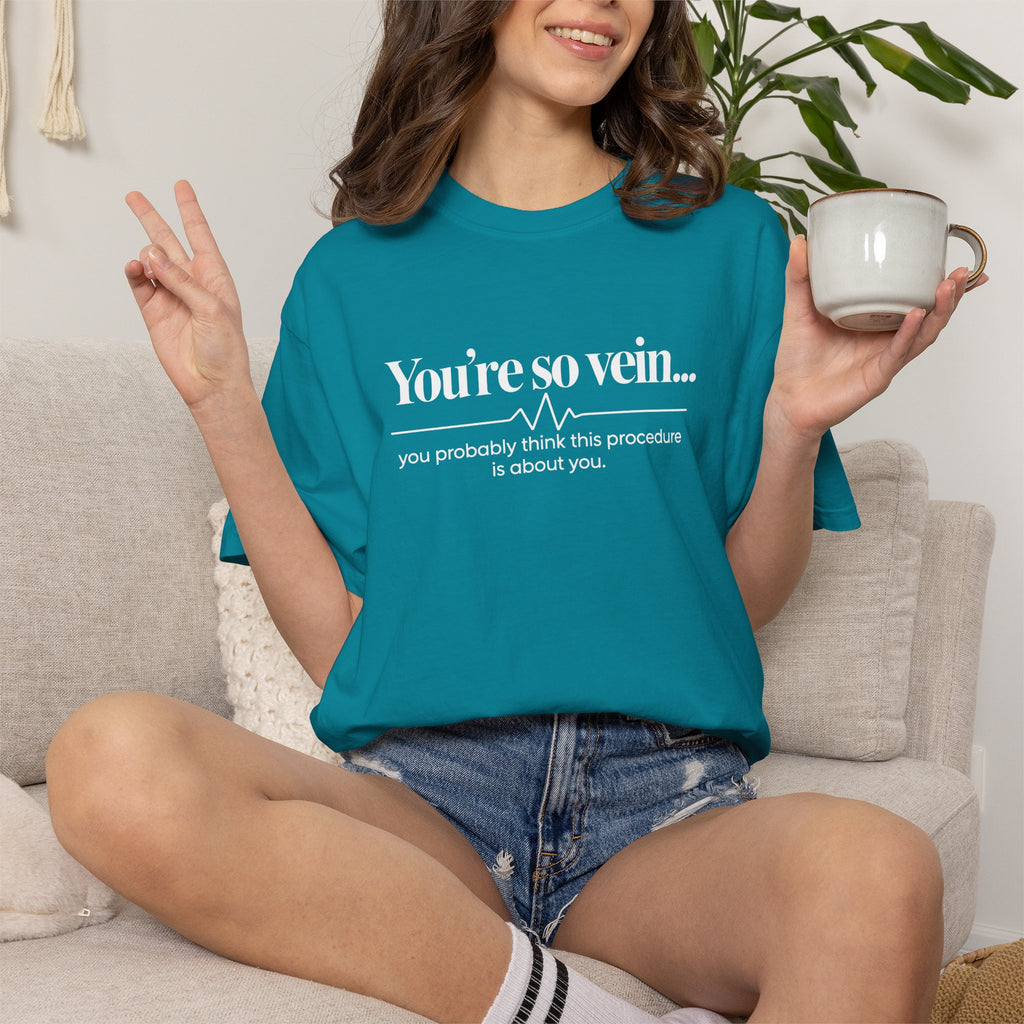 You're So Vein Shirt, Funny Nurse Shirt, Phlebotomist Gift, IV Nurse Tee, Medical Humor Shirt, Healthcare Worker Gift, Nurse Appreciation