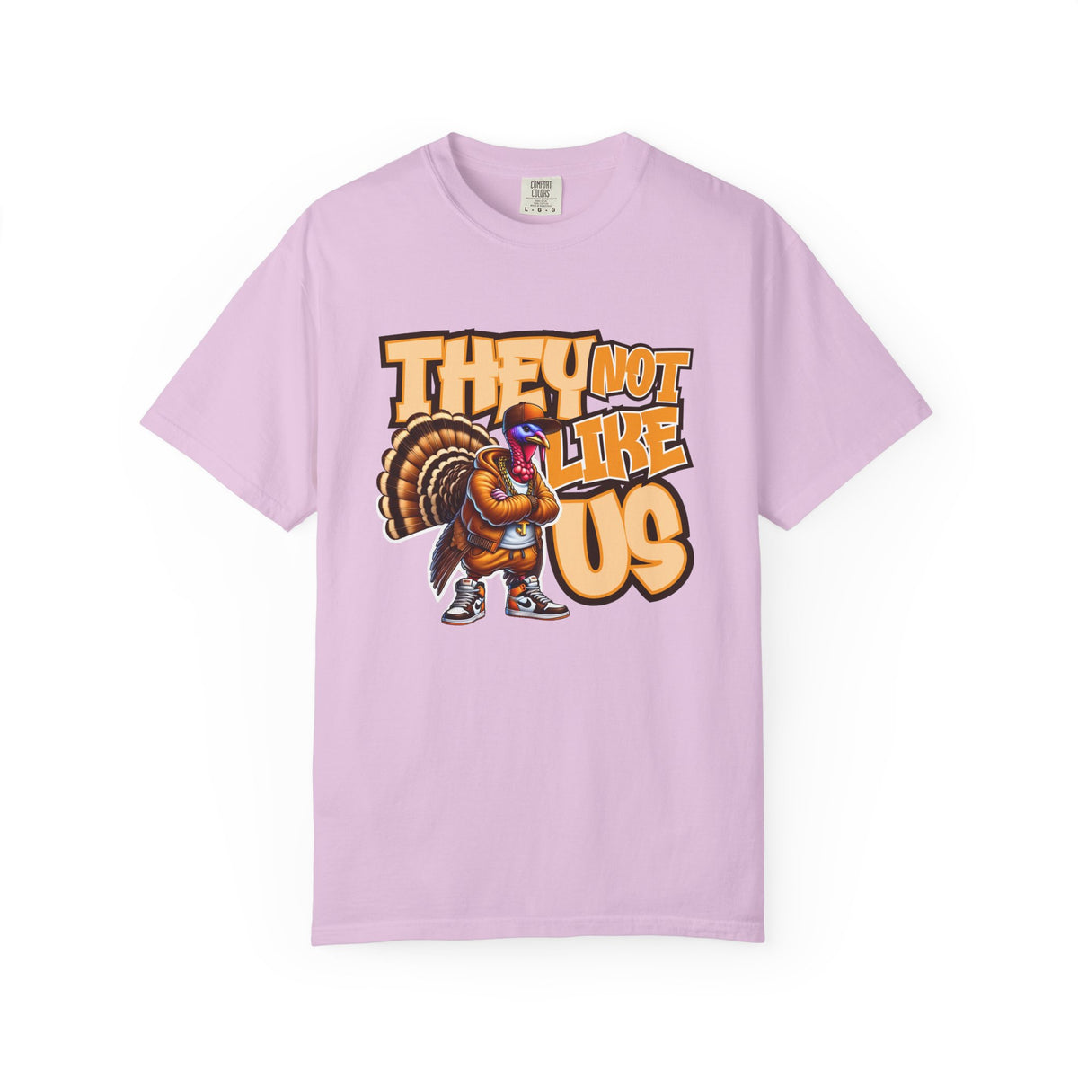 They Not Like Us Turkey Tee Shirt Funny Thanksgiving Graphic Tee
