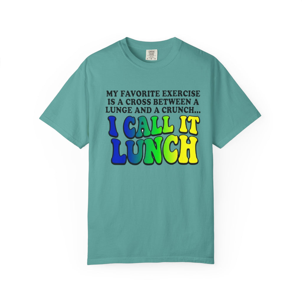 I Call It Lunch T-Shirt Funny Fitness Food Quote Tee