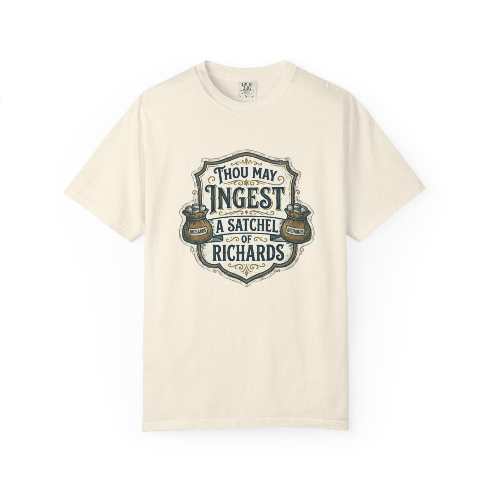 Tee Shirt Thou May Ingest a Satchel of Richards Vintage Apothecary Graphic