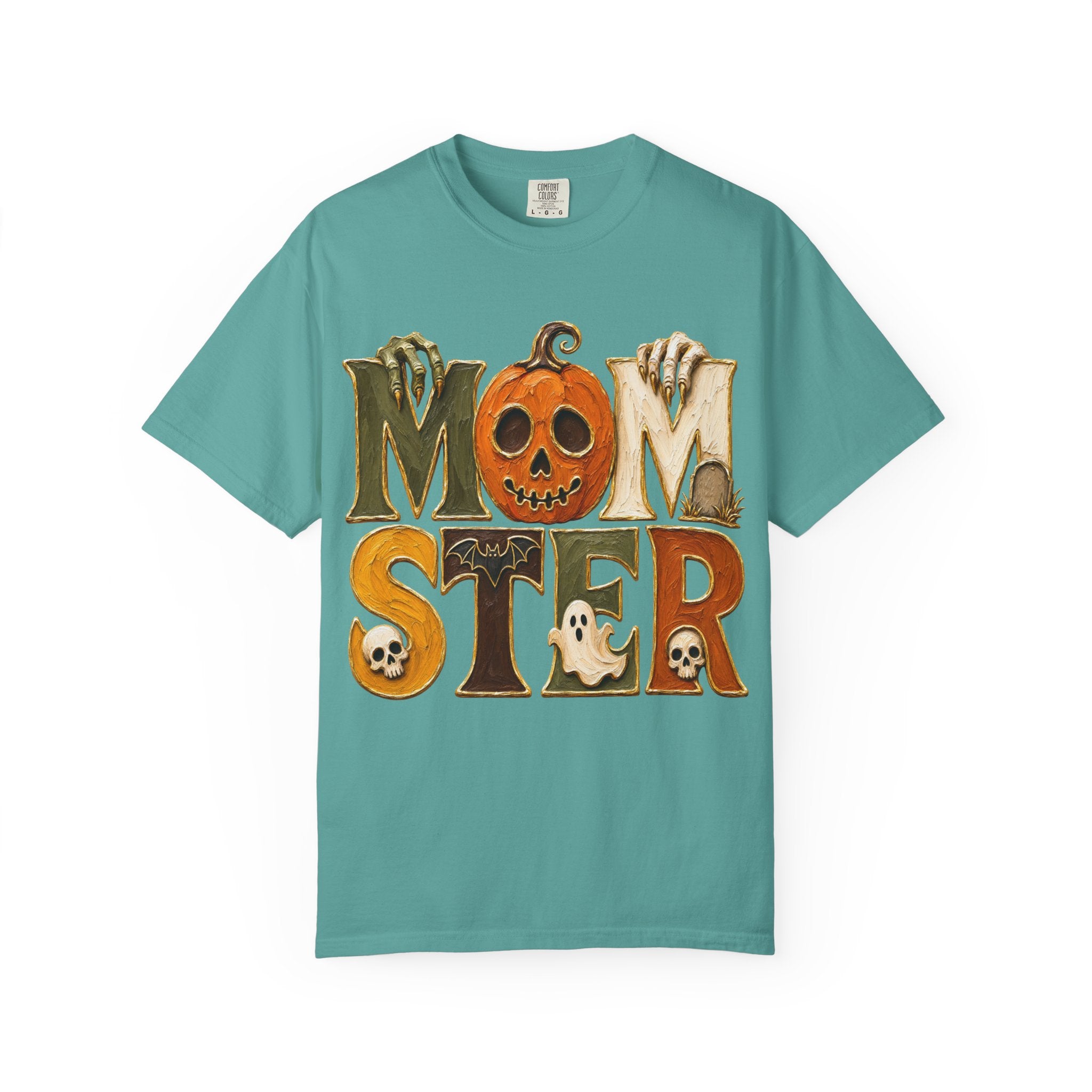Momster Halloween T Shirt Cute Spooky Mom Graphic Tee