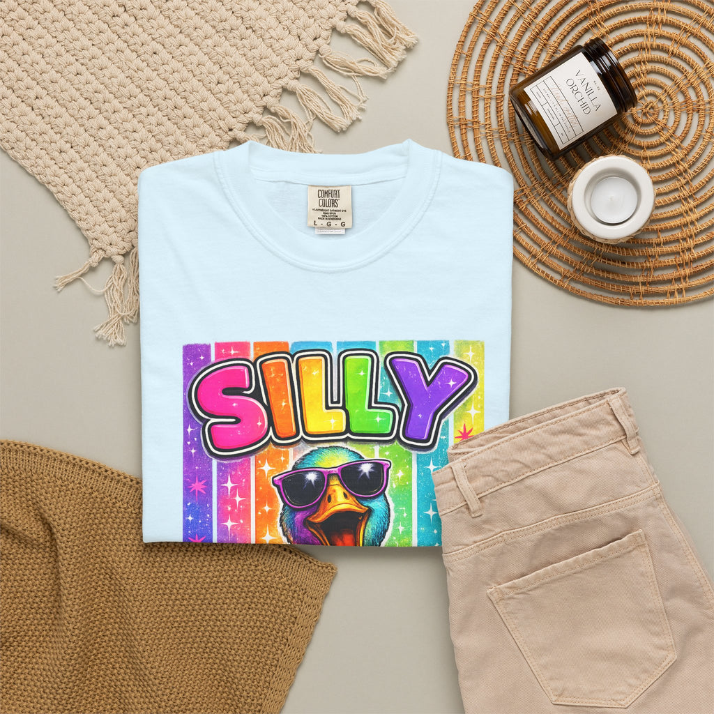 Silly Rainbow Goose T Shirt
