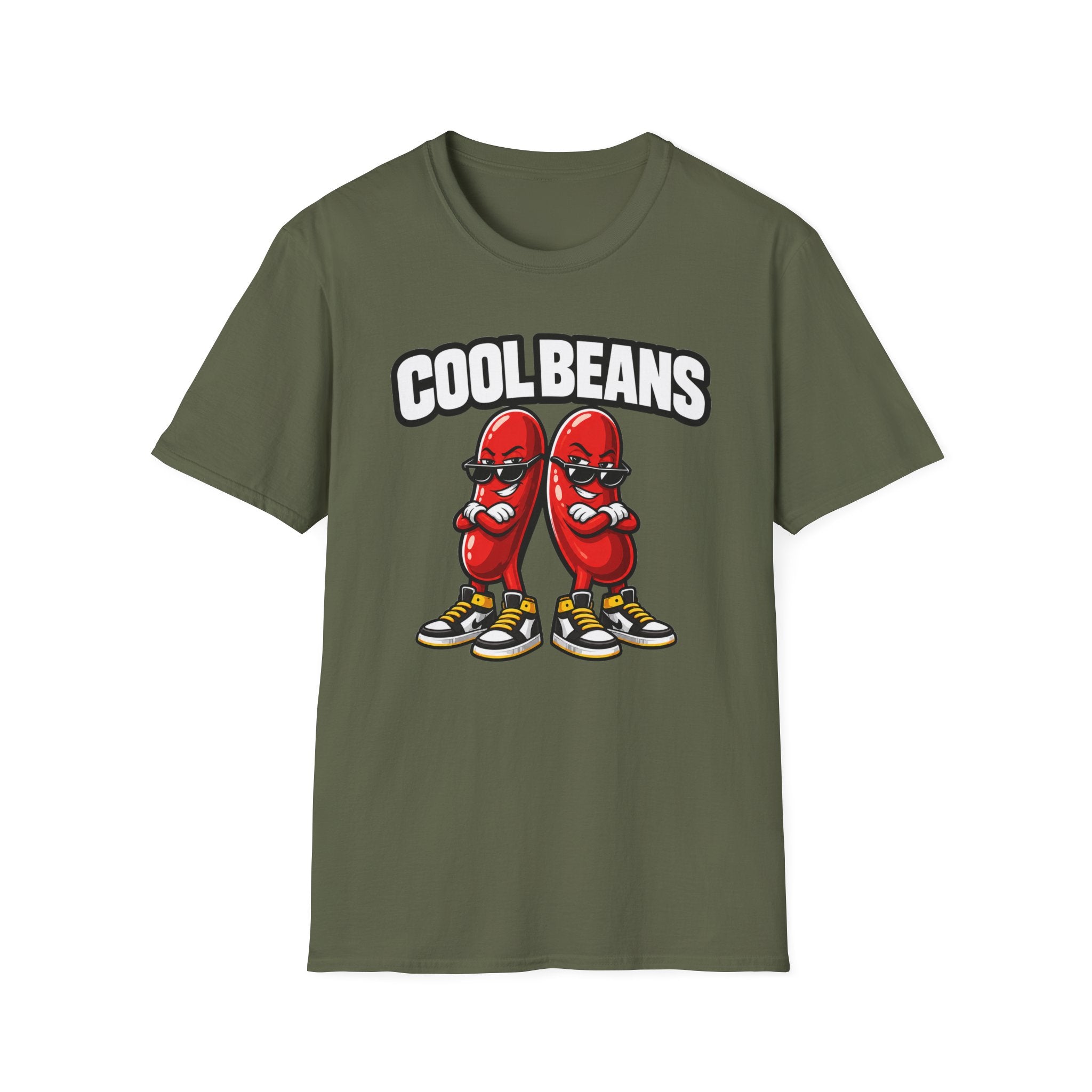 Cool Beans T‑Shirt — Retro Cartoon Funny Graphic Tee