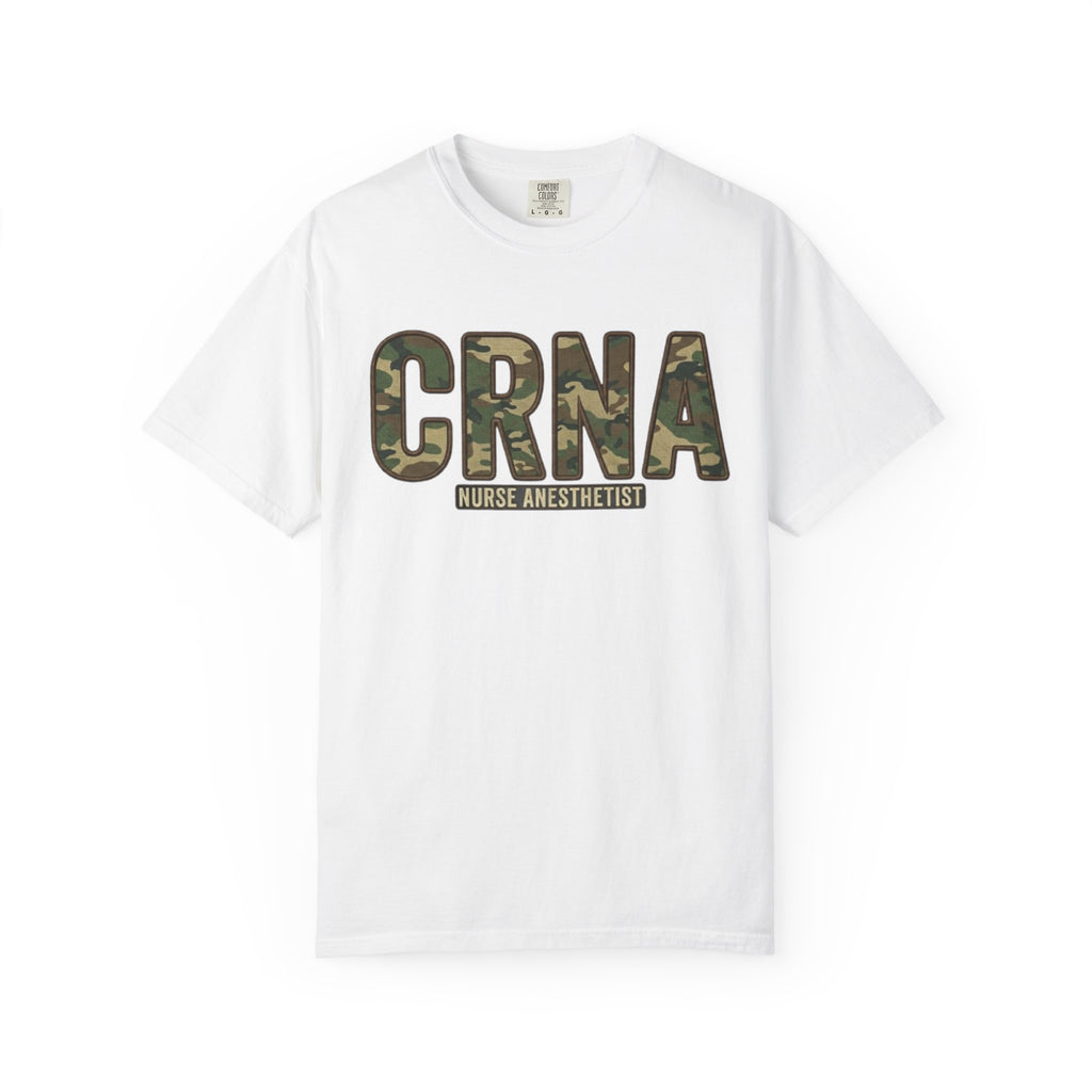 CRNA Camo T-Shirt — Nurse Anesthetist Military Style