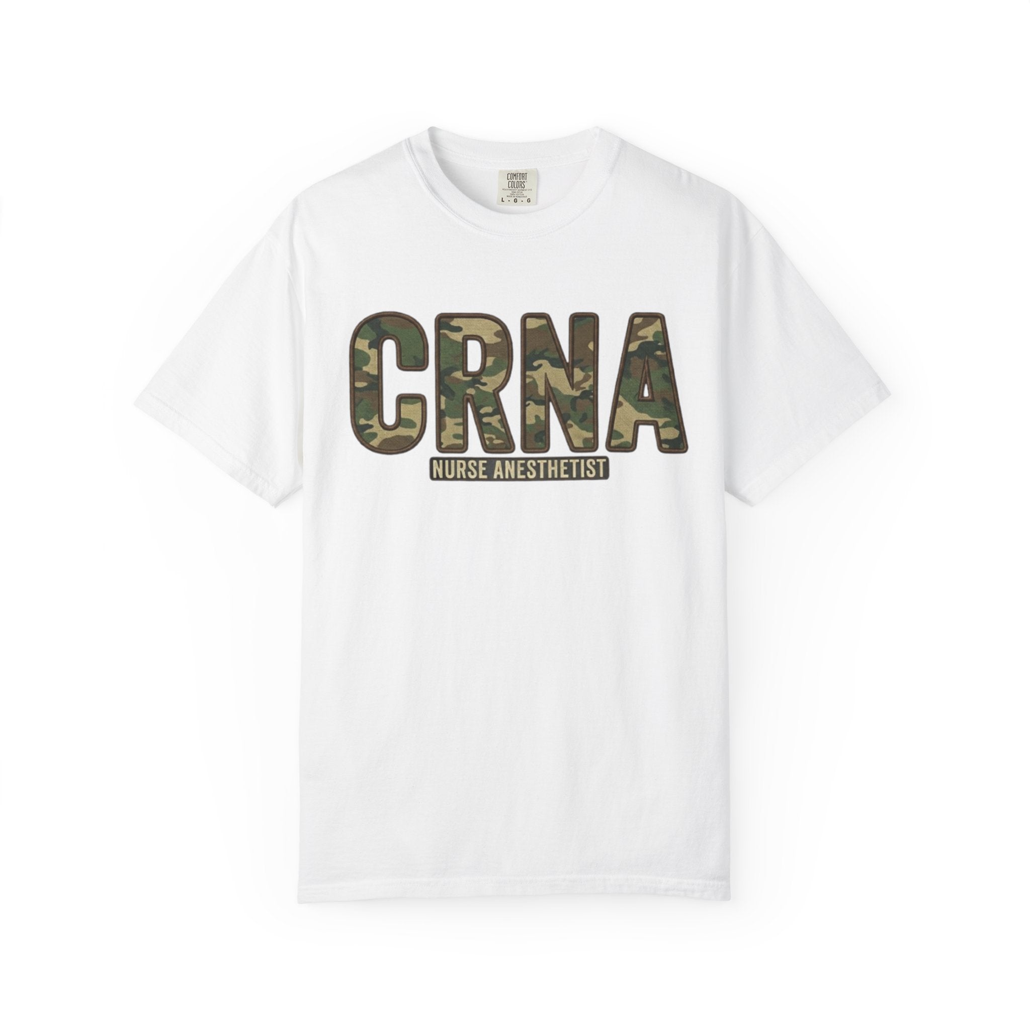CRNA Camo T-Shirt — Nurse Anesthetist Military Style