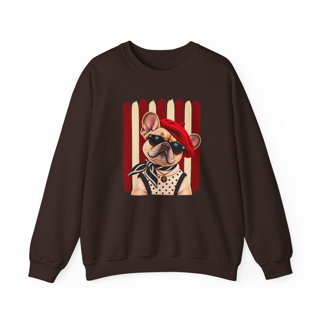French Bulldog Sweatshirt, Unique Frenchie Gift, Artsy Dog Lover Sweater, Boutique Pet Lover Apparel, Original French Bulldog Design