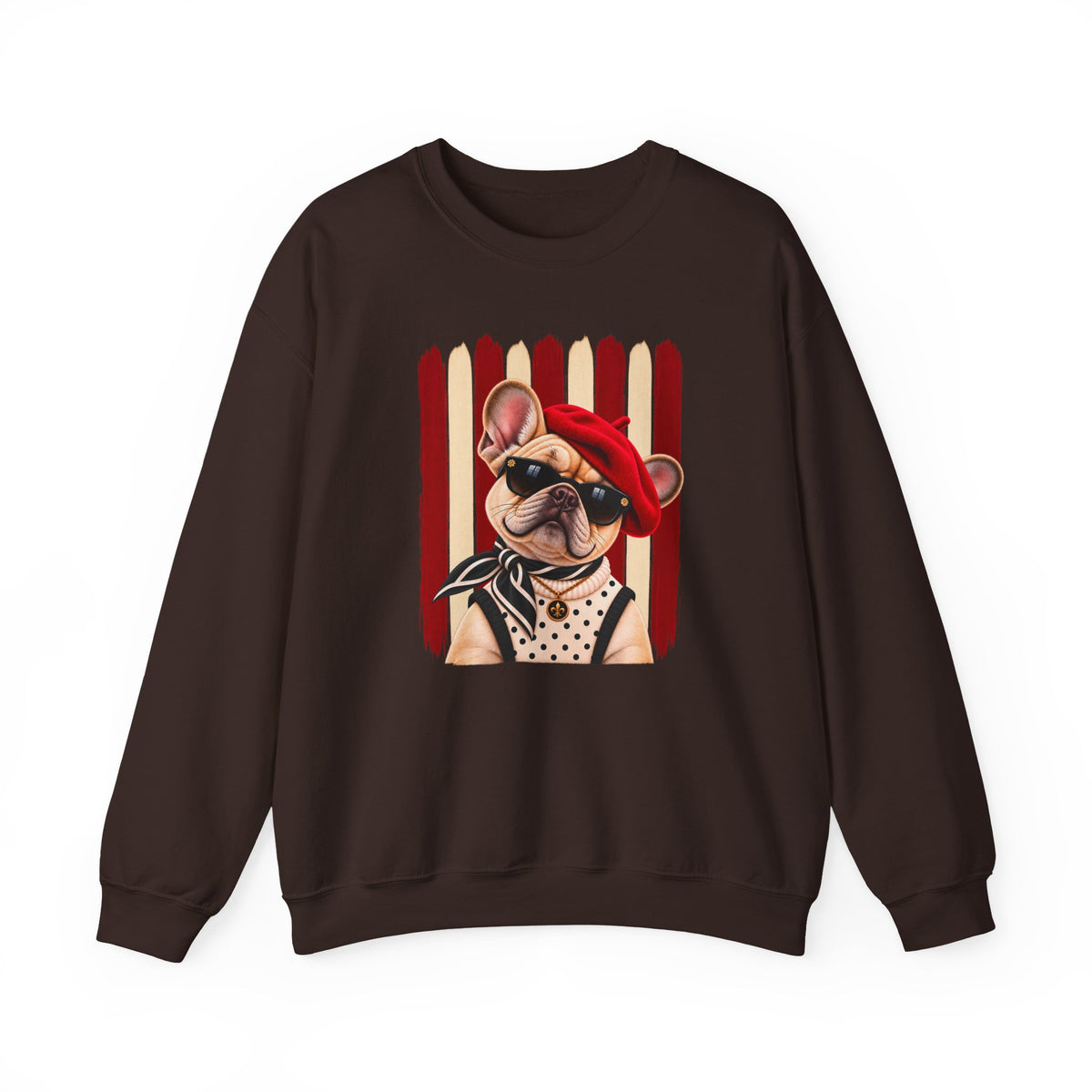 French Bulldog Sweatshirt, Unique Frenchie Gift, Artsy Dog Lover Sweater, Boutique Pet Lover Apparel, Original French Bulldog Design