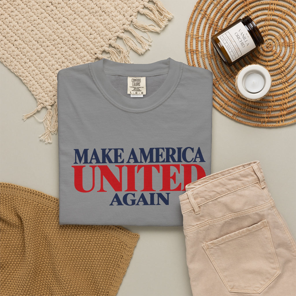 Make America United Again Shirt, Patriotic Unity Tee, America Together T Shirt, Comfort Colors Unisex Shirt, Kindness Over Division Gift