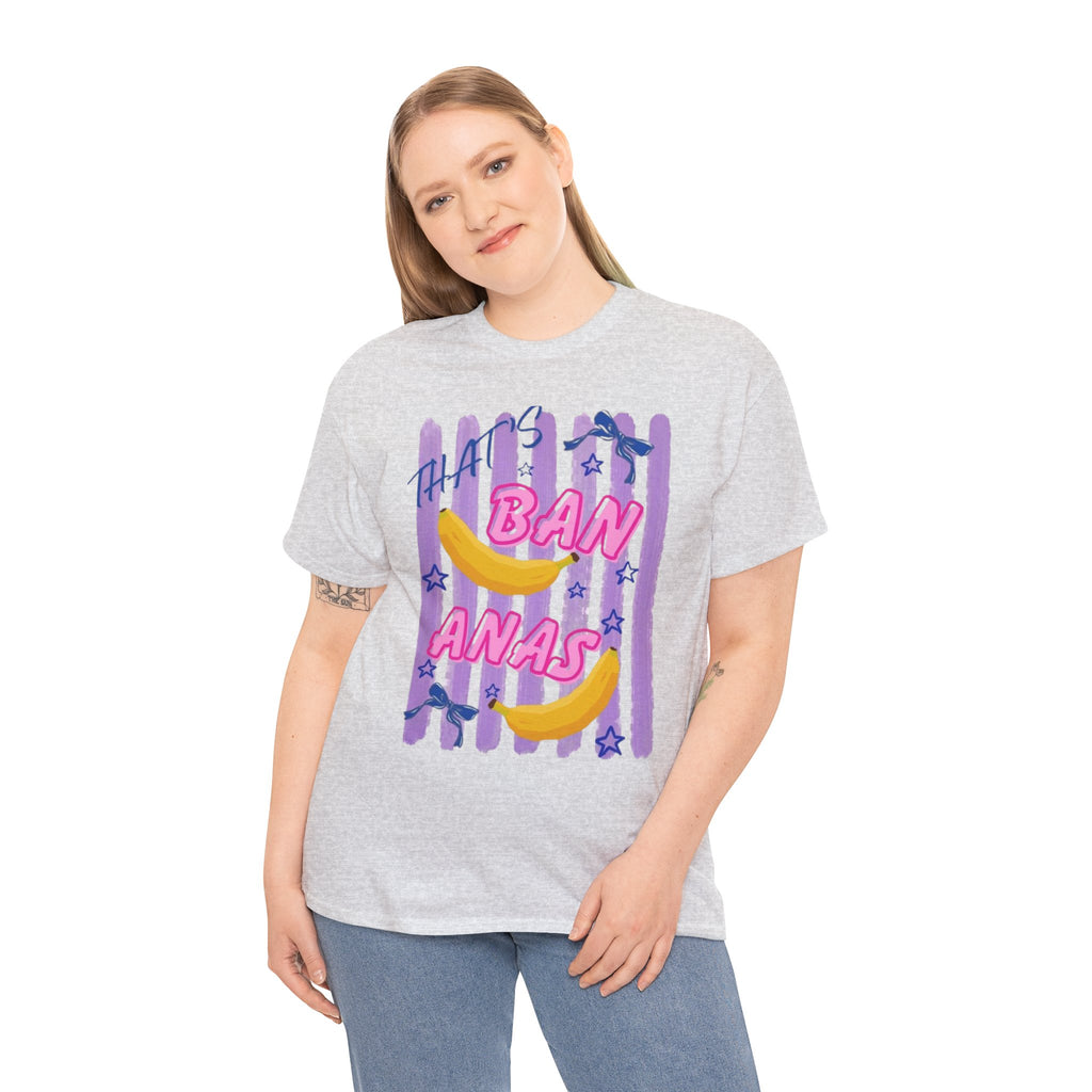 Bananas Graphic Tee — Playful Retro Banana Design with 'Ban Anas' Text