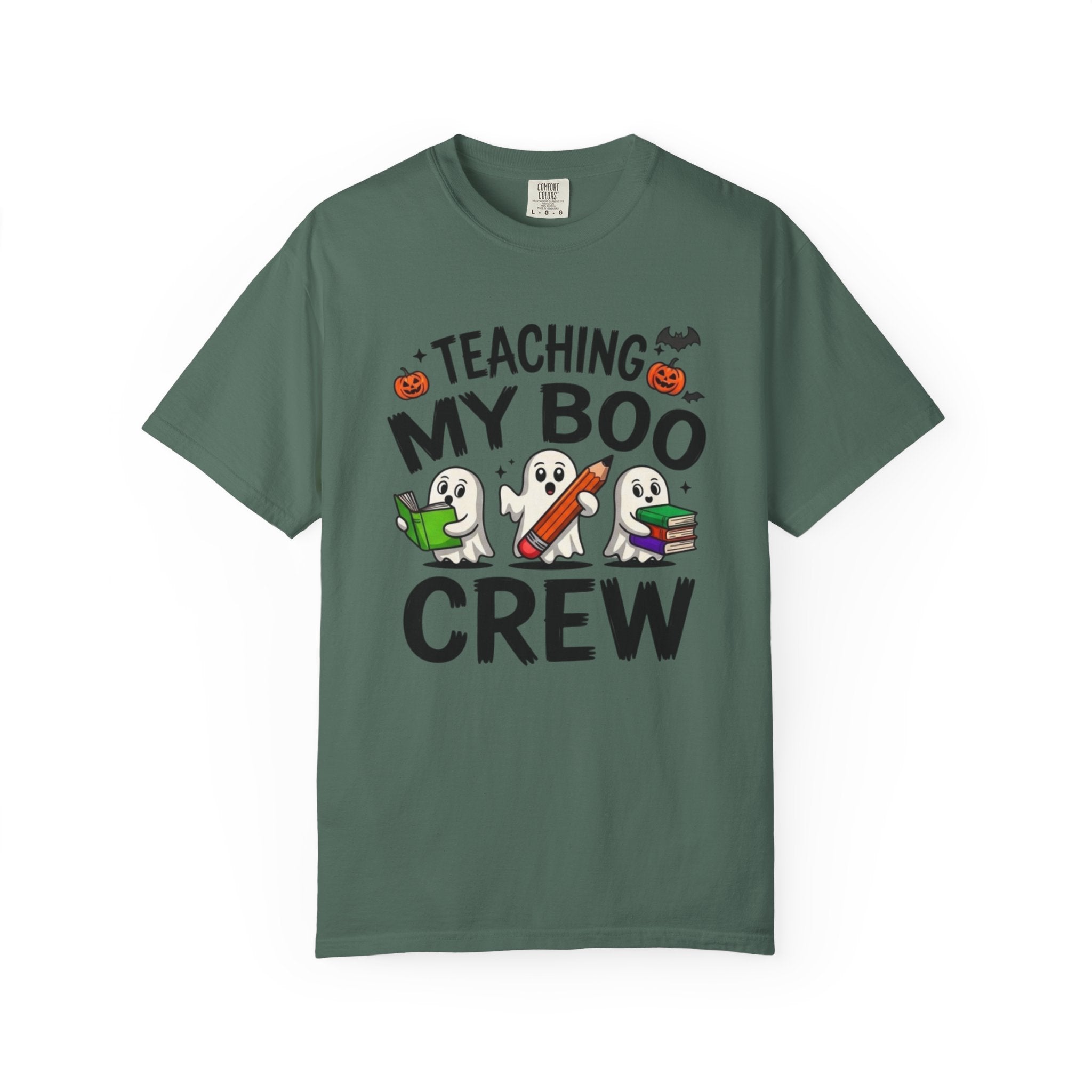 Teaching My Boo Crew T-Shirt Cute Halloween Teacher Tee
