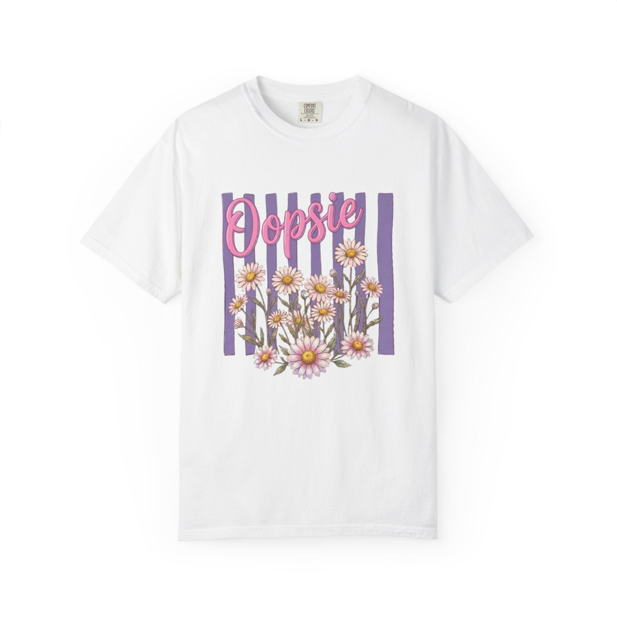 Daisy Striped Oopsie Tee Shirt
