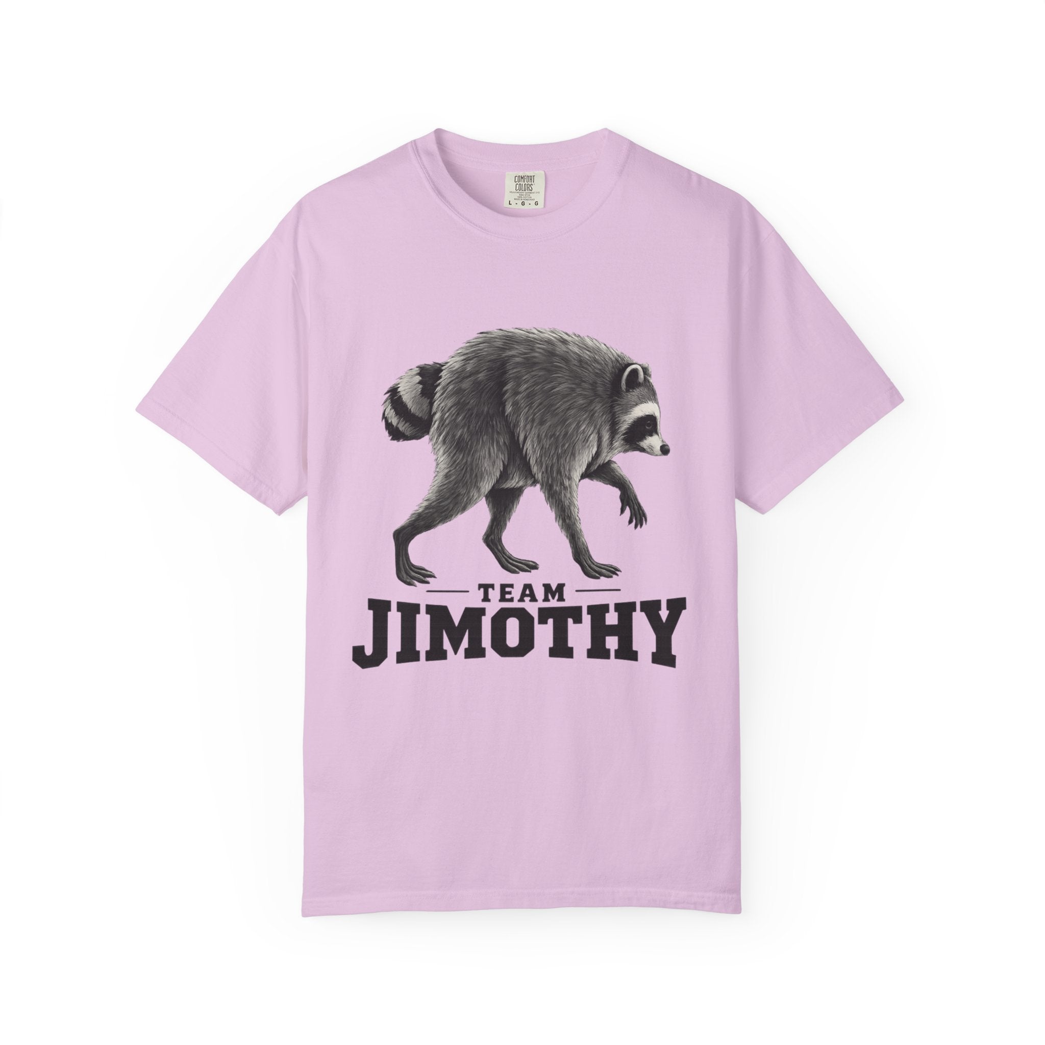 Team Jimothy Raccoon Garment Dyed Tee Shirt Vintage Wildlife Graphic Tee