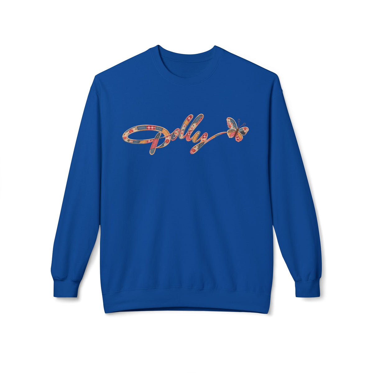 Dolly Inspired Sweatshirt Patchwork Butterfly Crewneck Country Music Shirt Southern Graphic Sweatshirt