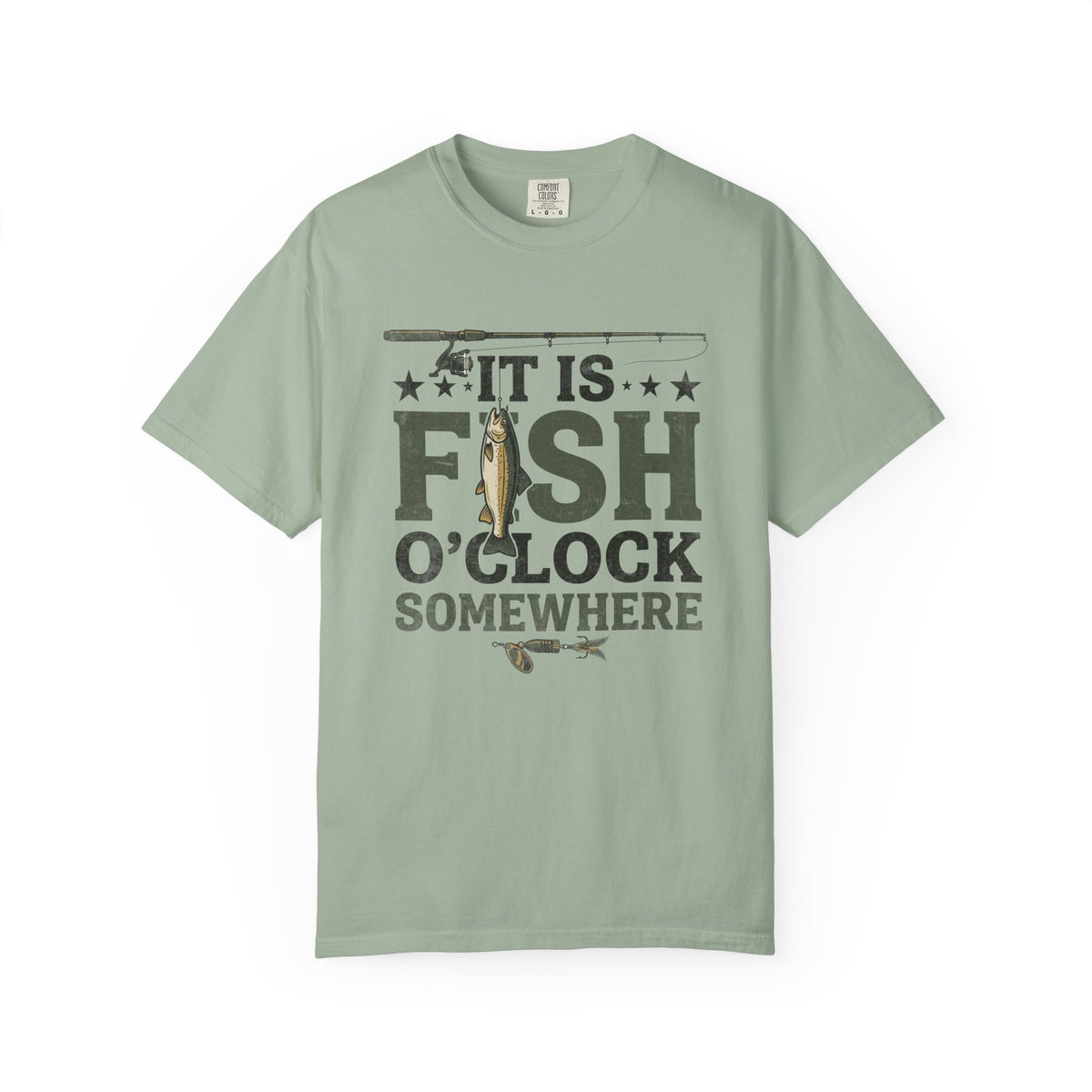 It Is Fish O Clock T Shirt Fishing Graphic Tee
