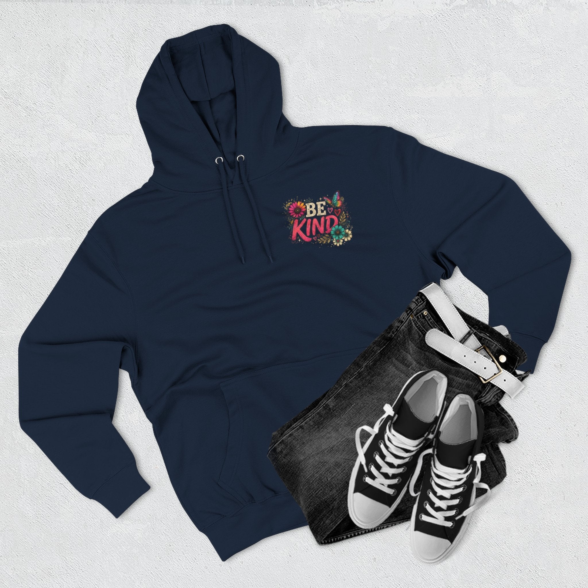 Hoodie Dont Let the Ugly Kill the Beauty in You Floral Graphic Hoodie