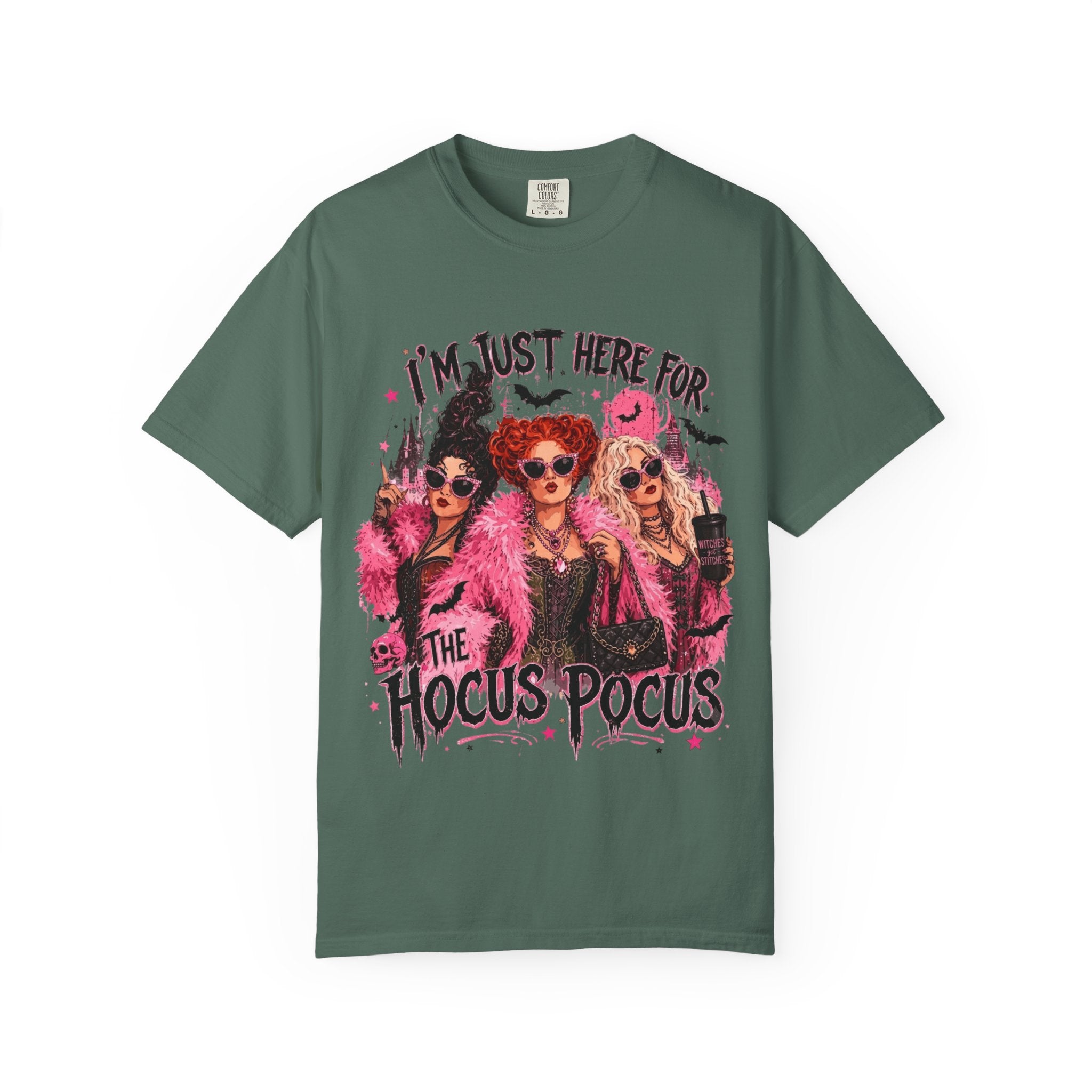 Hocus Pocus Graphic T Shirt Im Just Here for the Hocus Pocus Halloween Tee