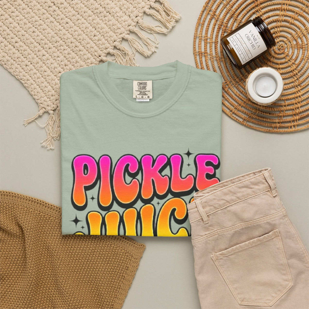 Pickle Juice Retro T-Shirt The 70s Polite Curse Vintage Graphic Tee