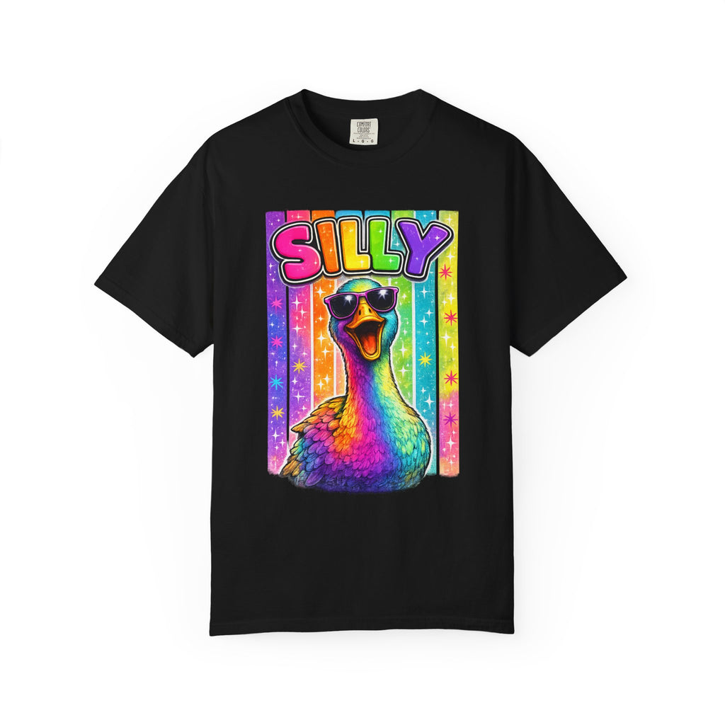 Silly Rainbow Goose T Shirt