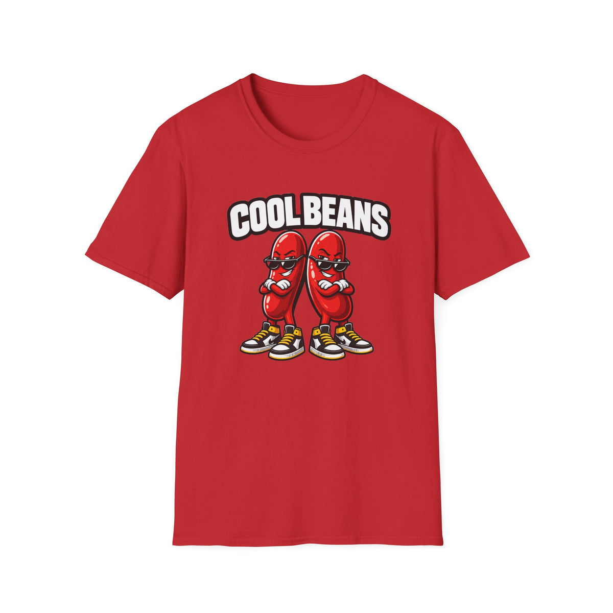 Cool Beans T‑Shirt — Retro Cartoon Funny Graphic Tee