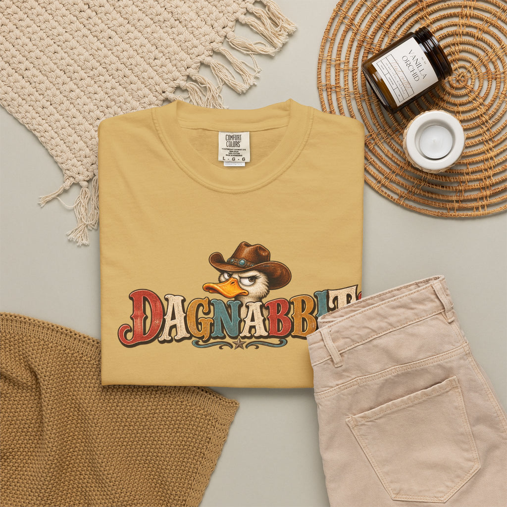 Dagnabbit Cowboy Rabbit T shirt | Western Cartoon Graphic Tee