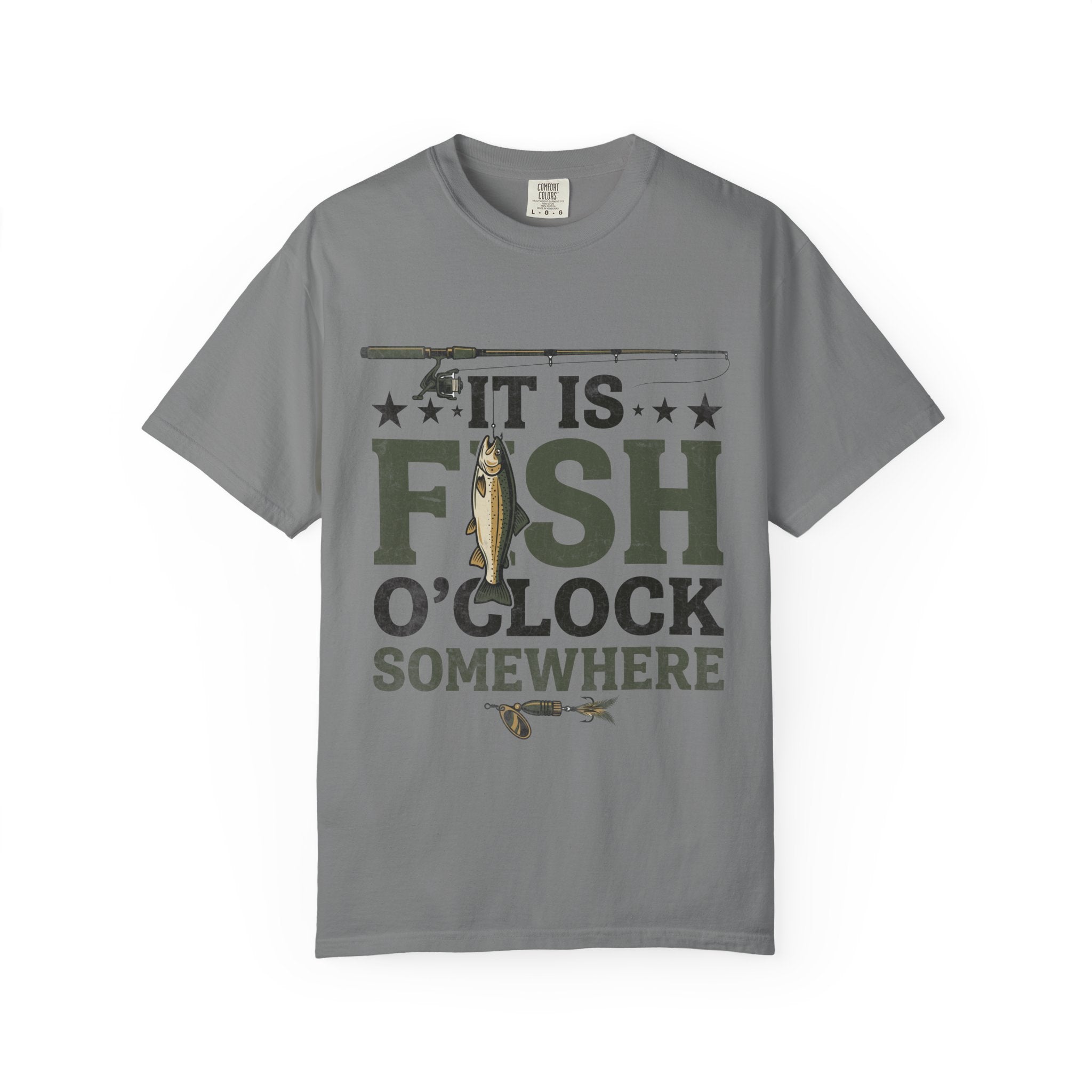 It Is Fish O Clock T Shirt Fishing Graphic Tee