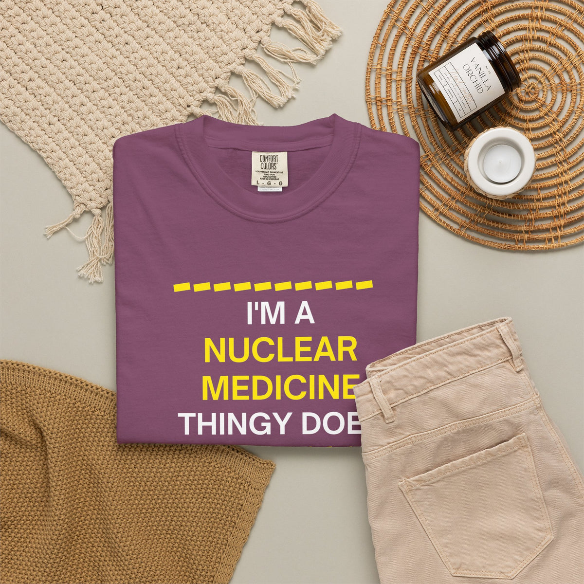 Nuclear Medicine Thingy Doer TShirt Funny Tech Medical Radiology Tee