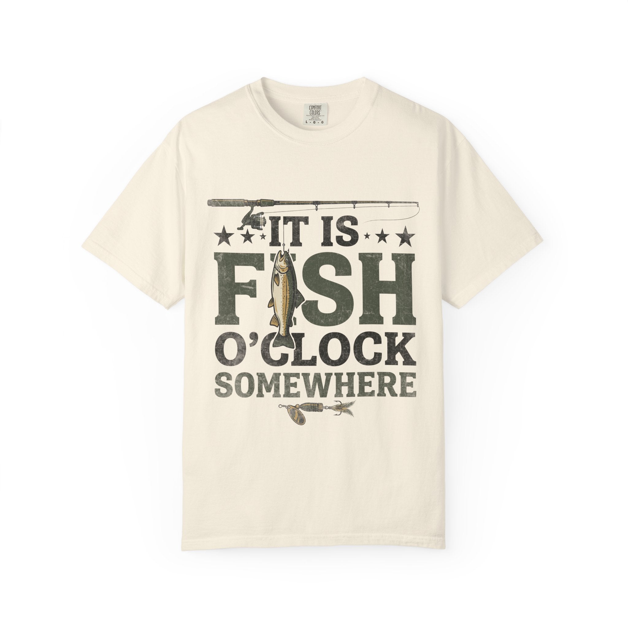 It Is Fish O Clock T Shirt Fishing Graphic Tee