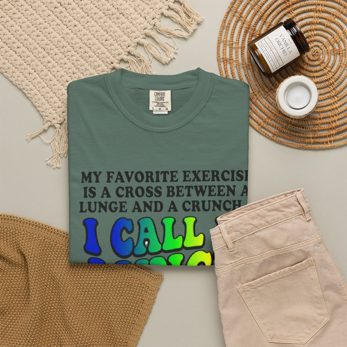 I Call It Lunch T-Shirt Funny Fitness Food Quote Tee