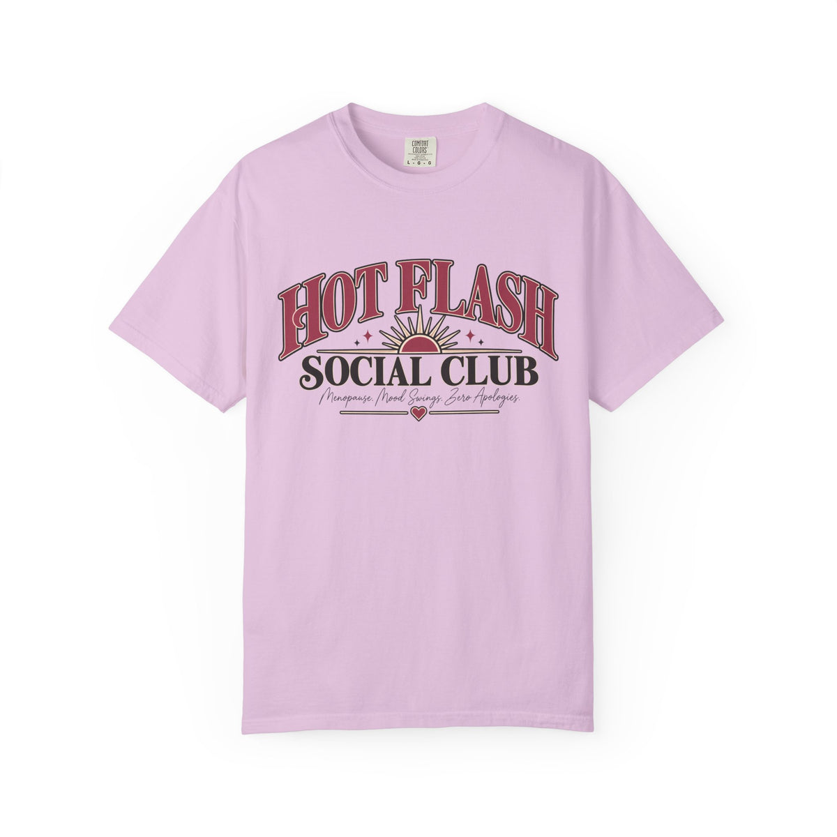 Hot Flash Social Club Shirt, Funny Menopause T Shirt, Menopause Gift for Women, Hot Flash Tee, Perimenopause Shirt, Mood Swing Tee