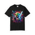 Yoda Neon Splash T Shirt Colorful Jedi Lightsaber Tee