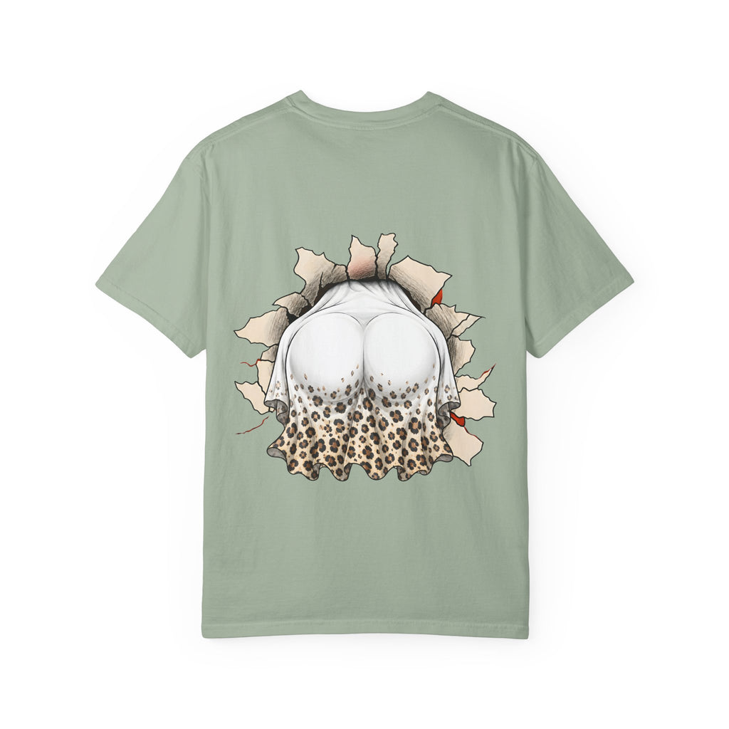 Halloween Gnome T-Shirt Funny Bubblegum Ghost and Leopard Butt Graphic Tee