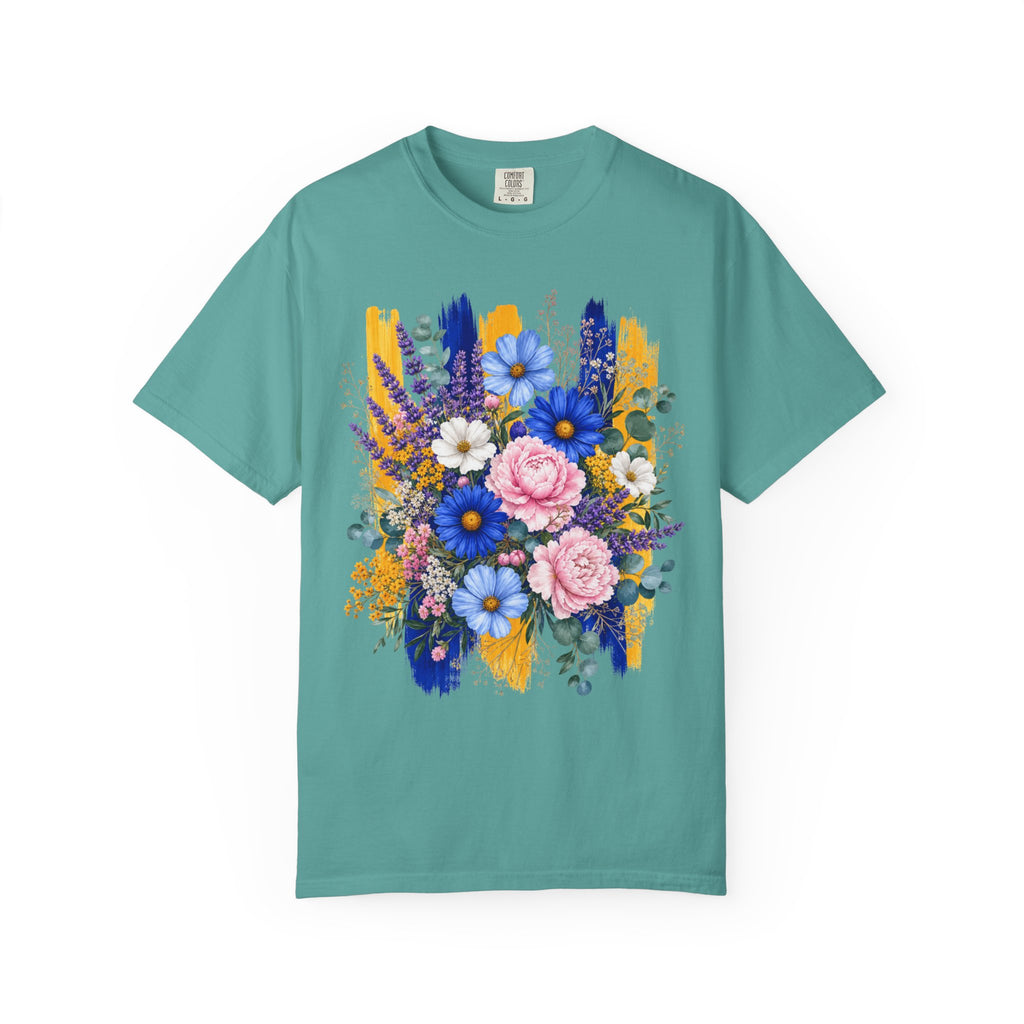 Floral Brushstroke Bouquet T Shirt