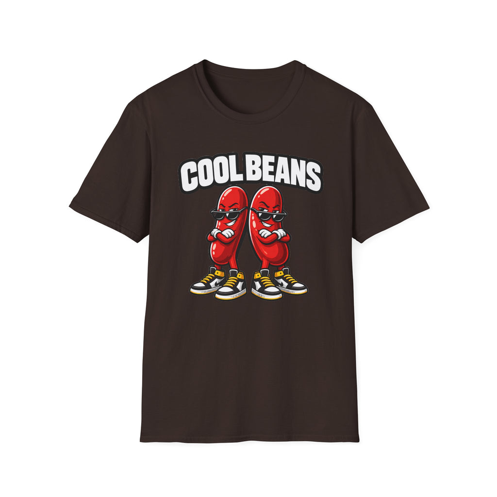 Cool Beans T‑Shirt — Retro Cartoon Funny Graphic Tee