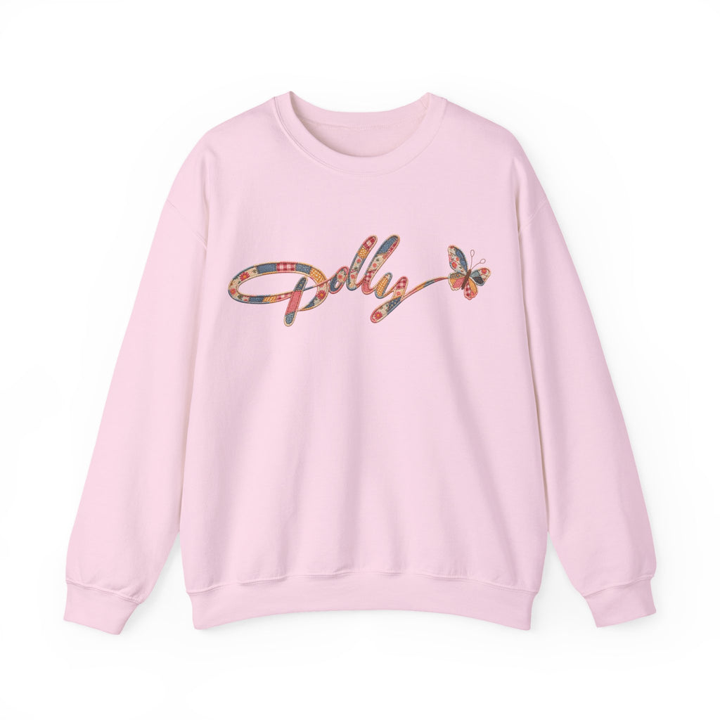 Dolly Floral Script Crewneck Sweatshirt