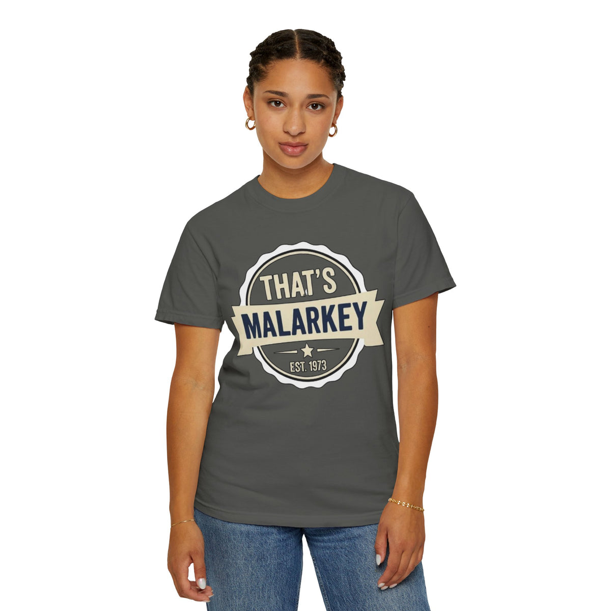 That’s Malarkey T-Shirt Vintage Badge Graphic Tee