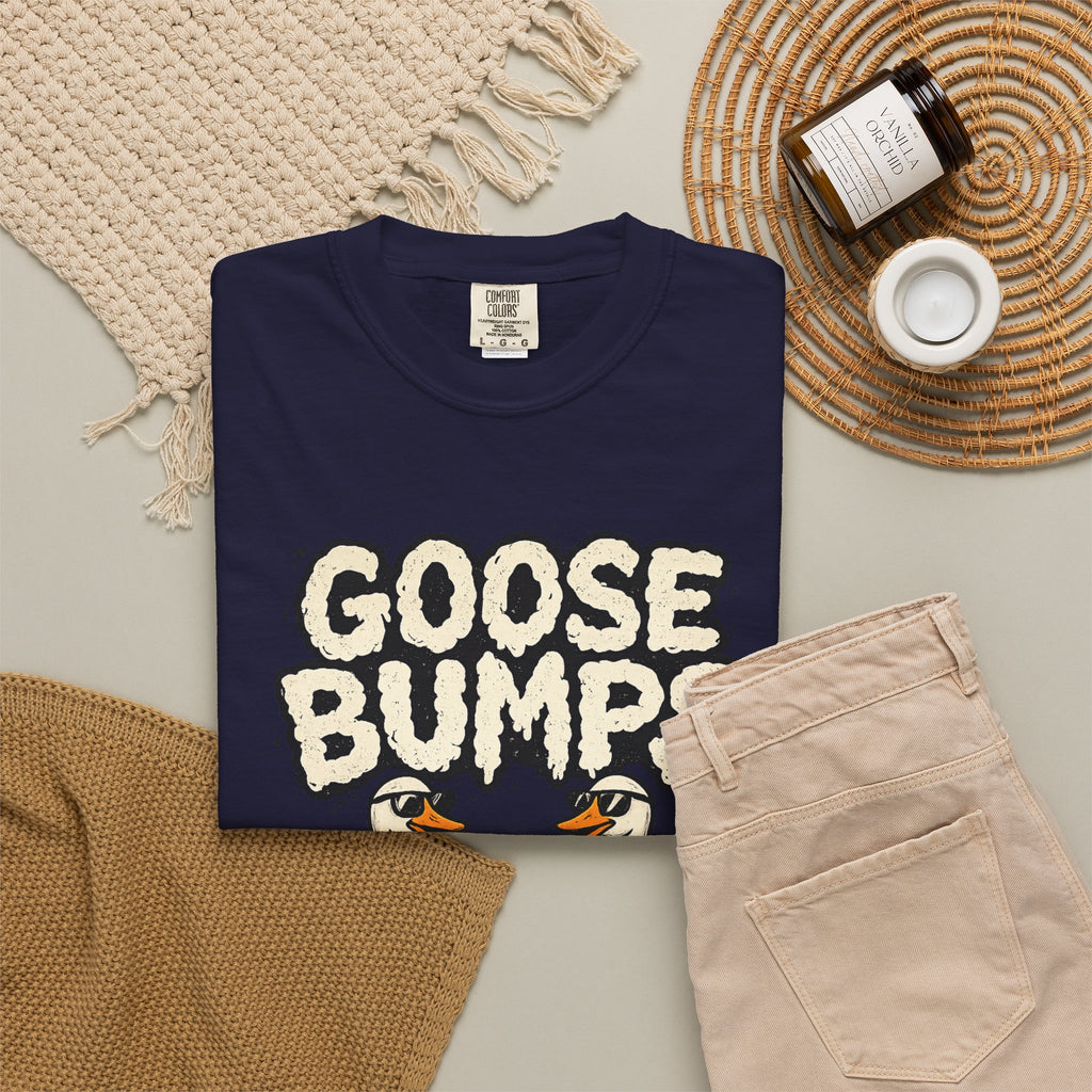 Goose Bumps T Shirt Funny Matching Geese Graphic Tee