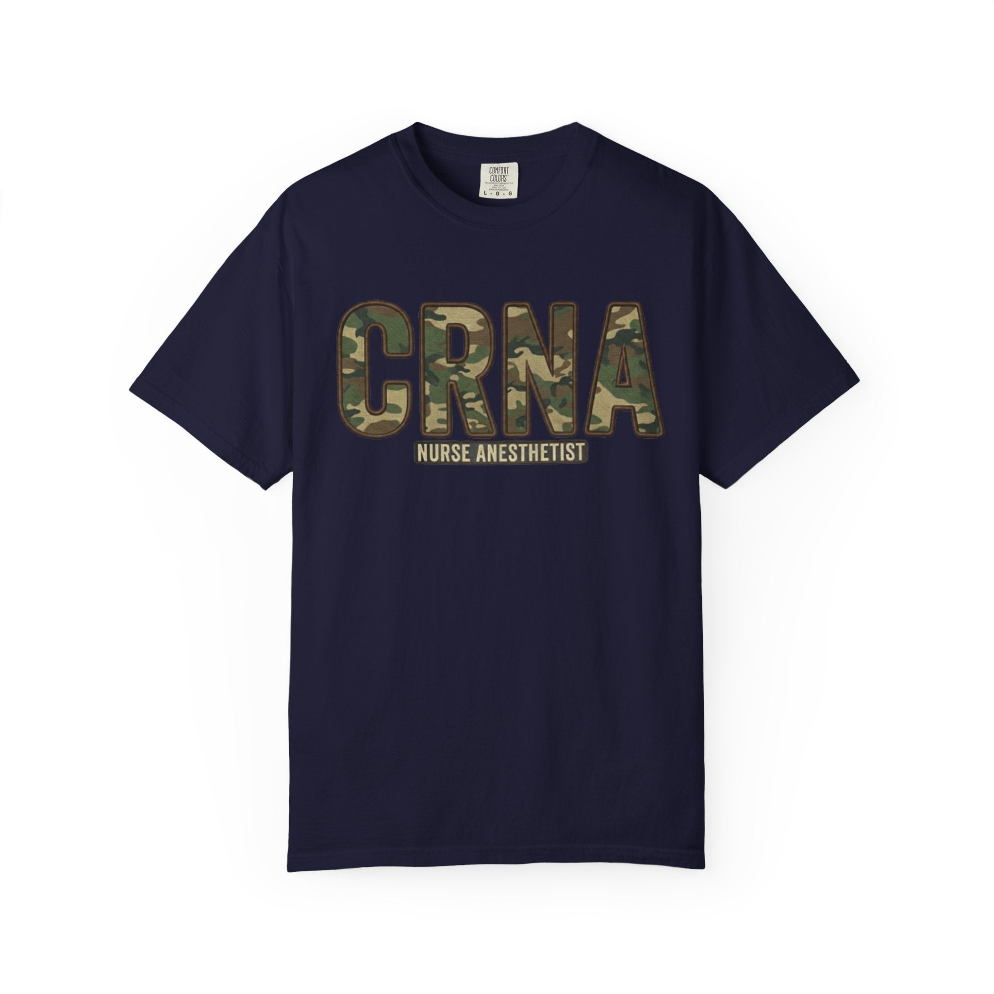 CRNA Camo T-Shirt — Nurse Anesthetist Military Style