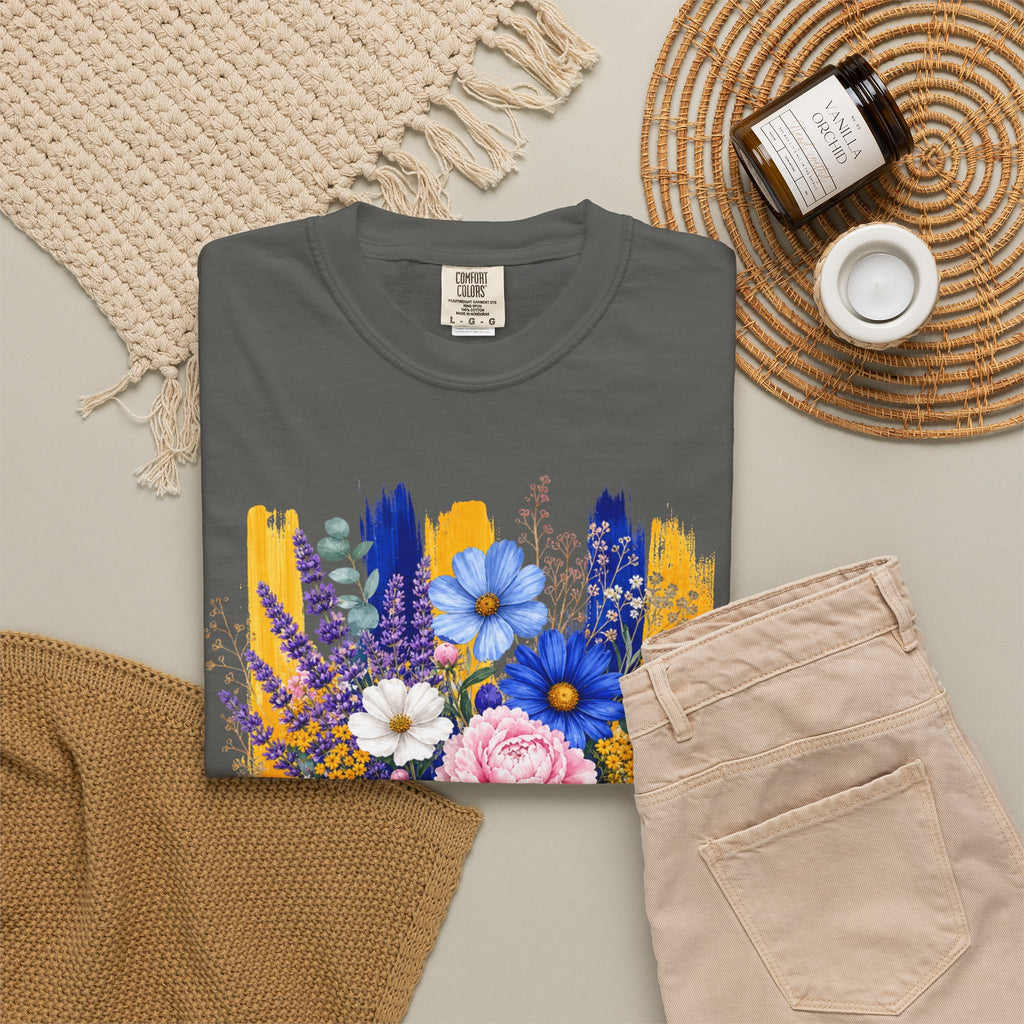 Floral Brushstroke Bouquet T Shirt