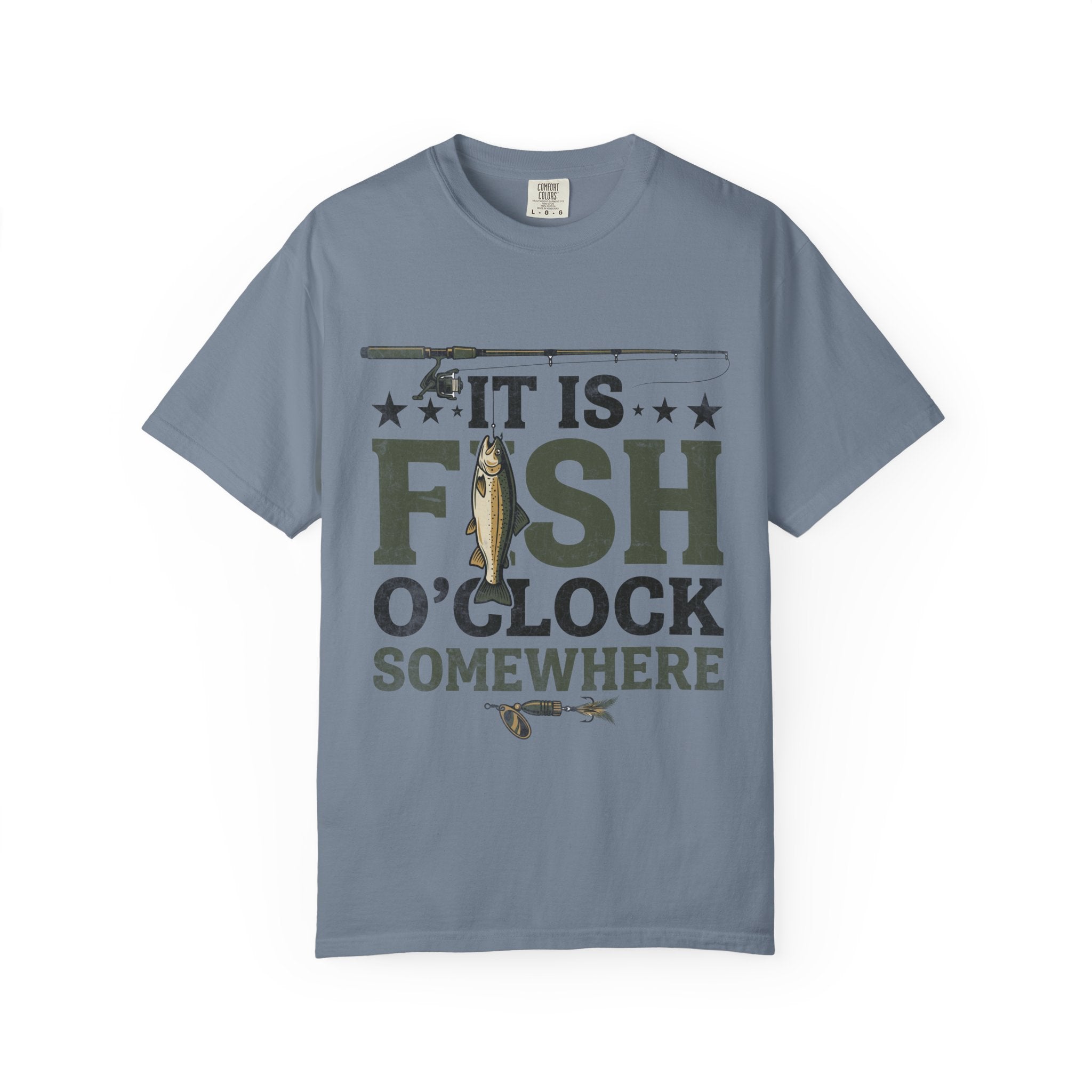 It Is Fish O Clock T Shirt Fishing Graphic Tee