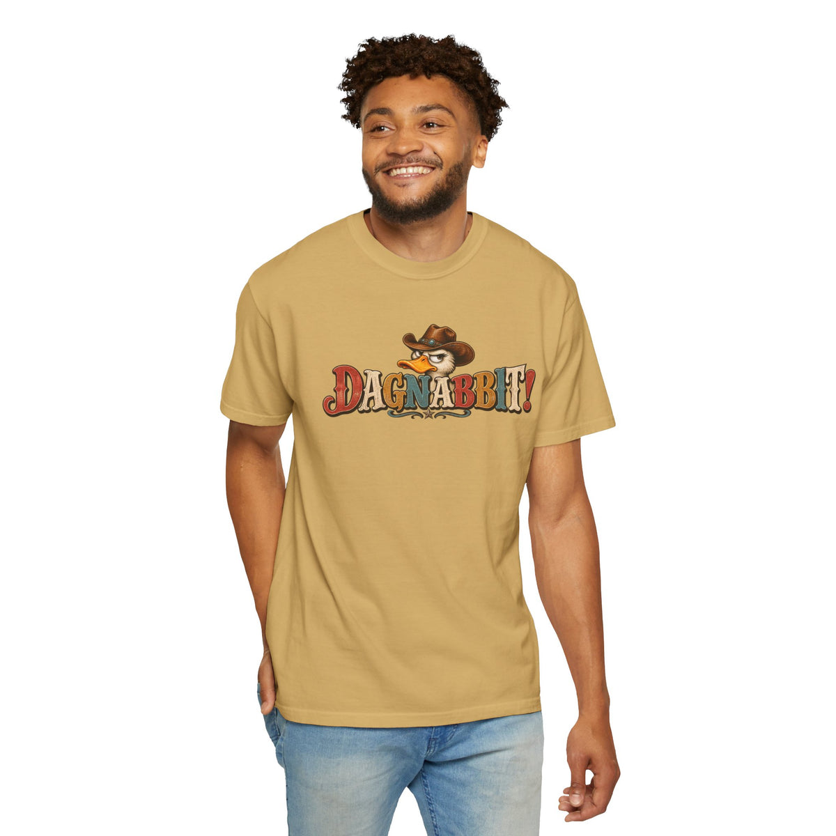 Dagnabbit Cowboy Rabbit T shirt | Western Cartoon Graphic Tee