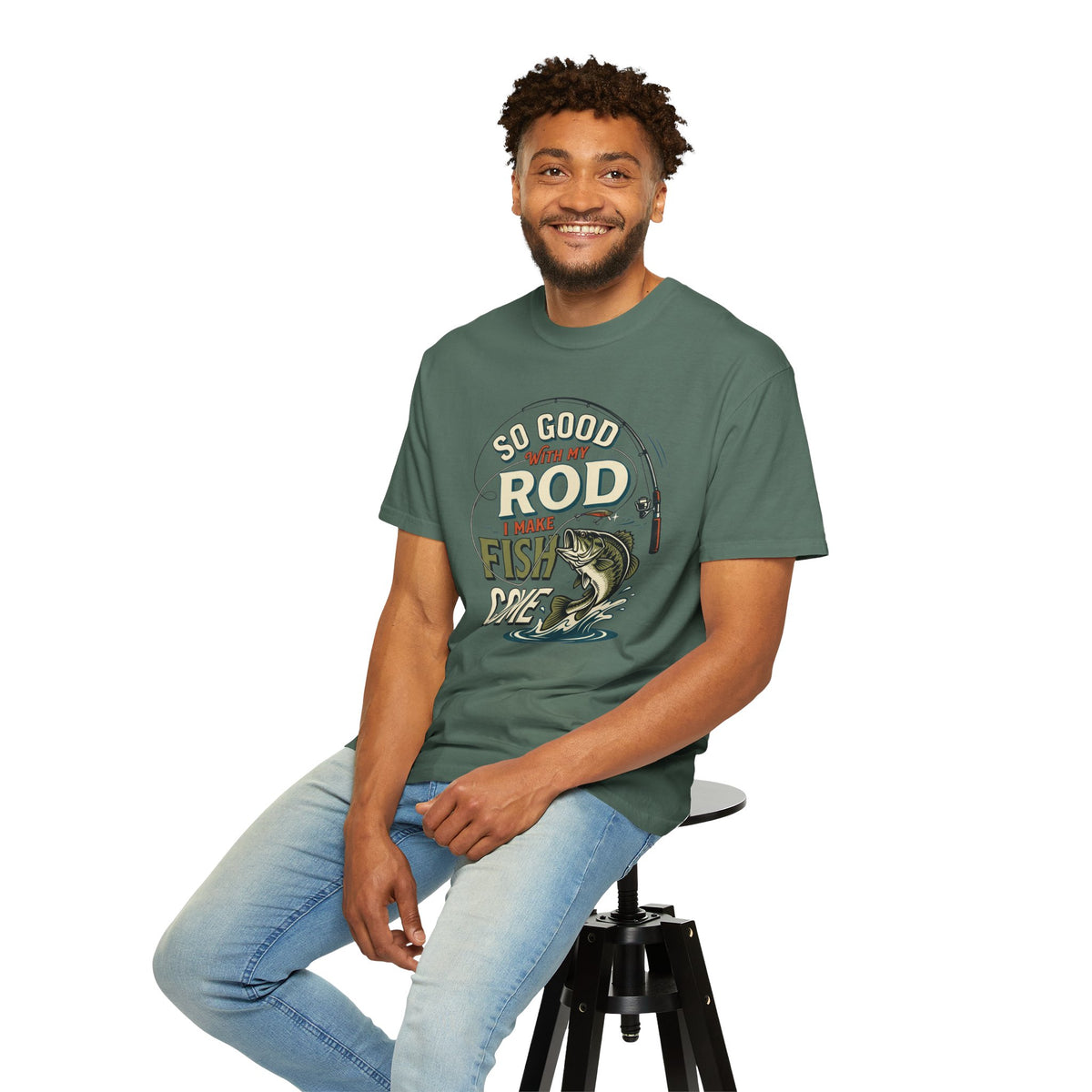 Fishing T Shirt So Good With My Rod I Make Fish Come Graphic Tee