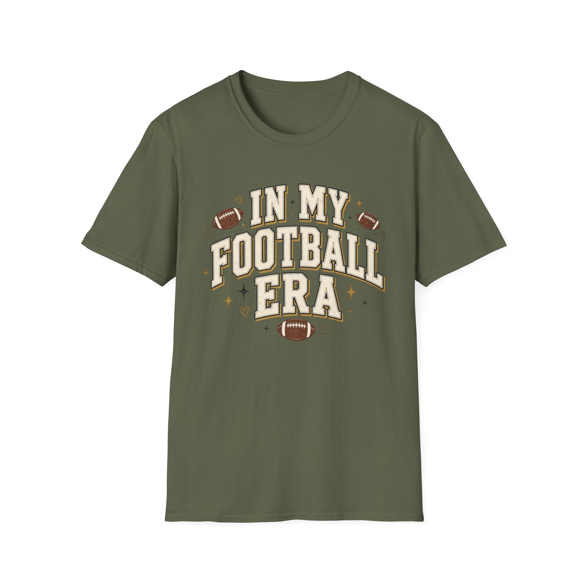 Football Era T Shirt In My Football Era Vintage Fan Tee