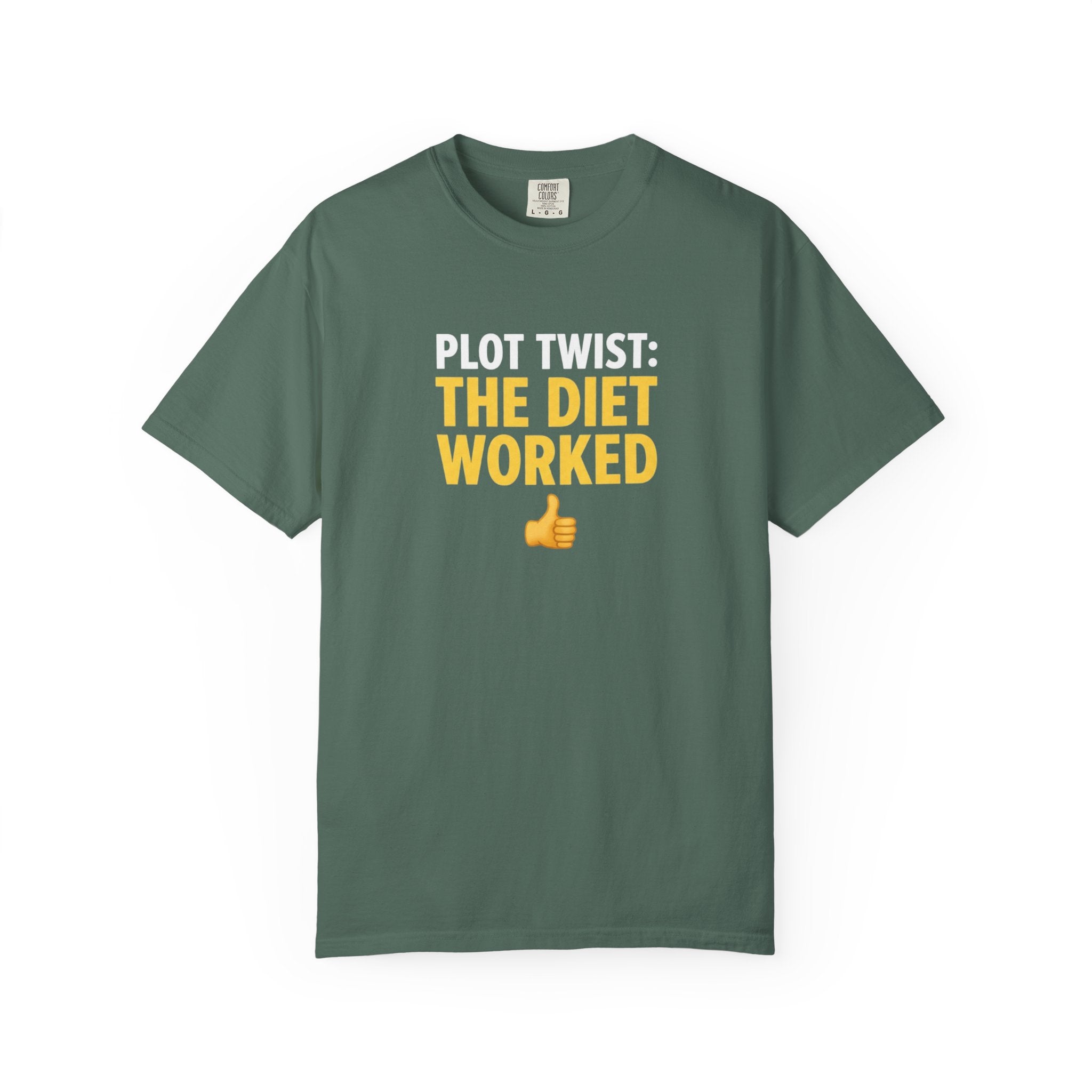 T Shirt The Diet Worked Funny Thumbs-Up Graphic Tee