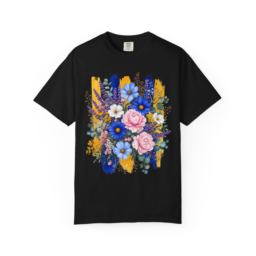 Floral Brushstroke Bouquet T Shirt