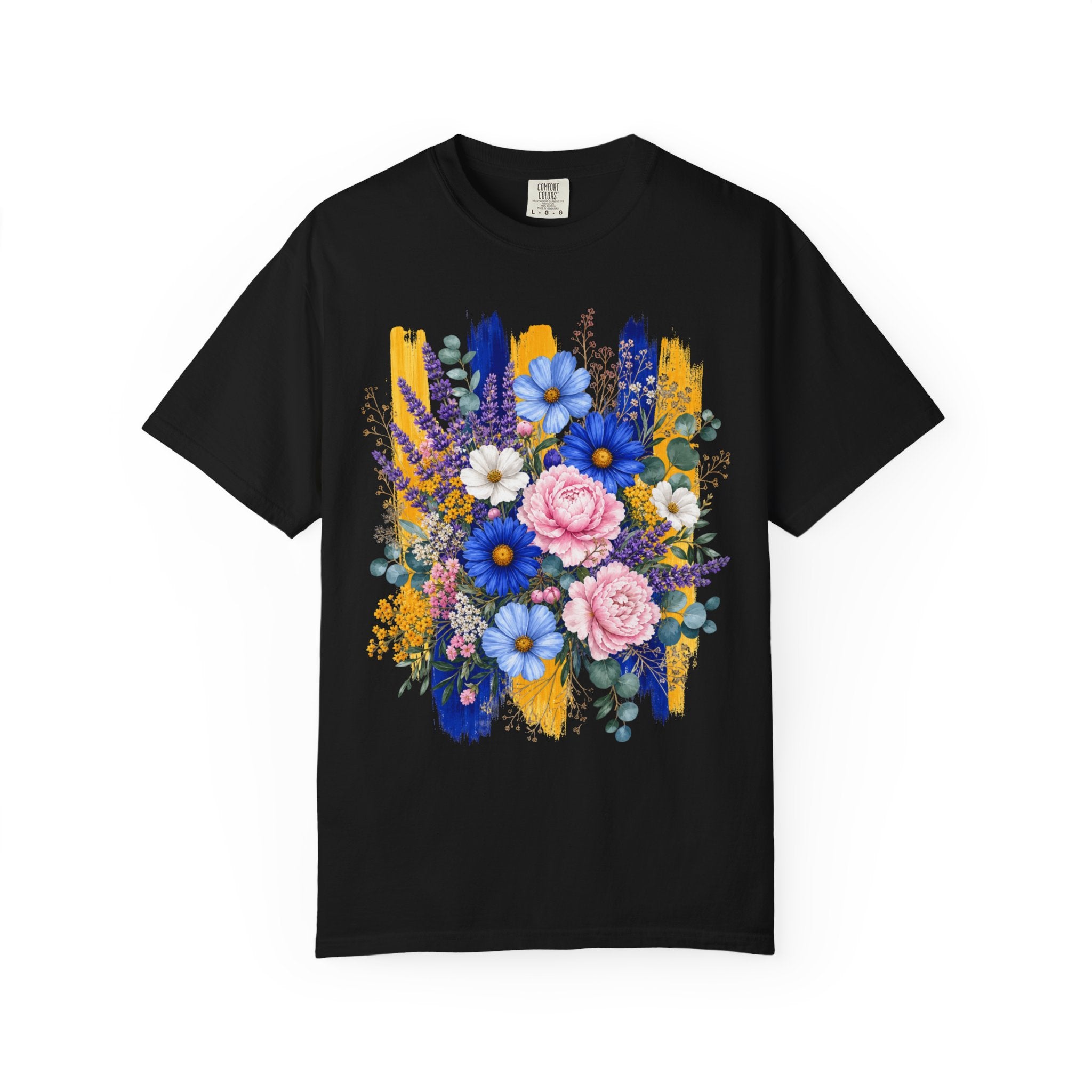 Floral Brushstroke Bouquet T Shirt